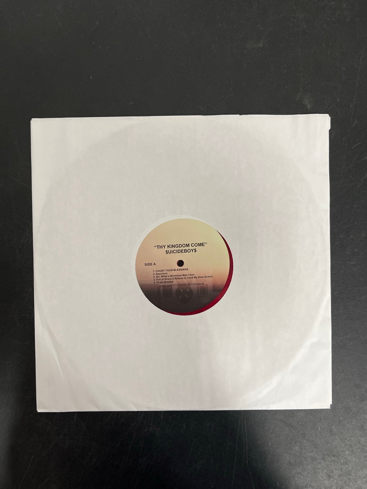 SLEEVE_1F - $uicideboy$ - Thy Kingdom Come LE Red Vinyl USED NOT TESTED
