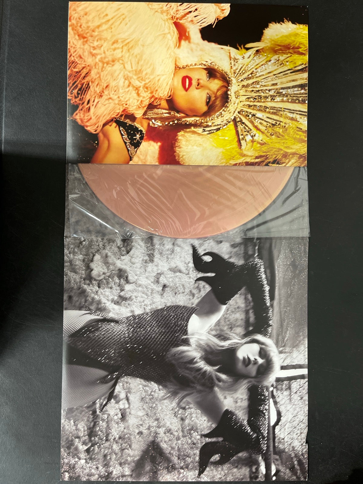 SLEEVE_1F - Taylor Swift - The Life of a ... LE 180gm Pink Yellow Vinyl USED NOT TESTED