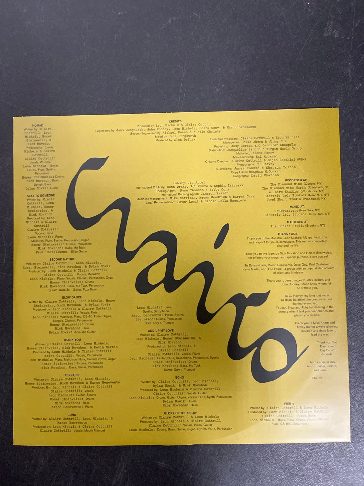 SLEEVE_1F - Clairo - Charm Anniversary Ed. Rainbow Vinyl USED NOT TESTED