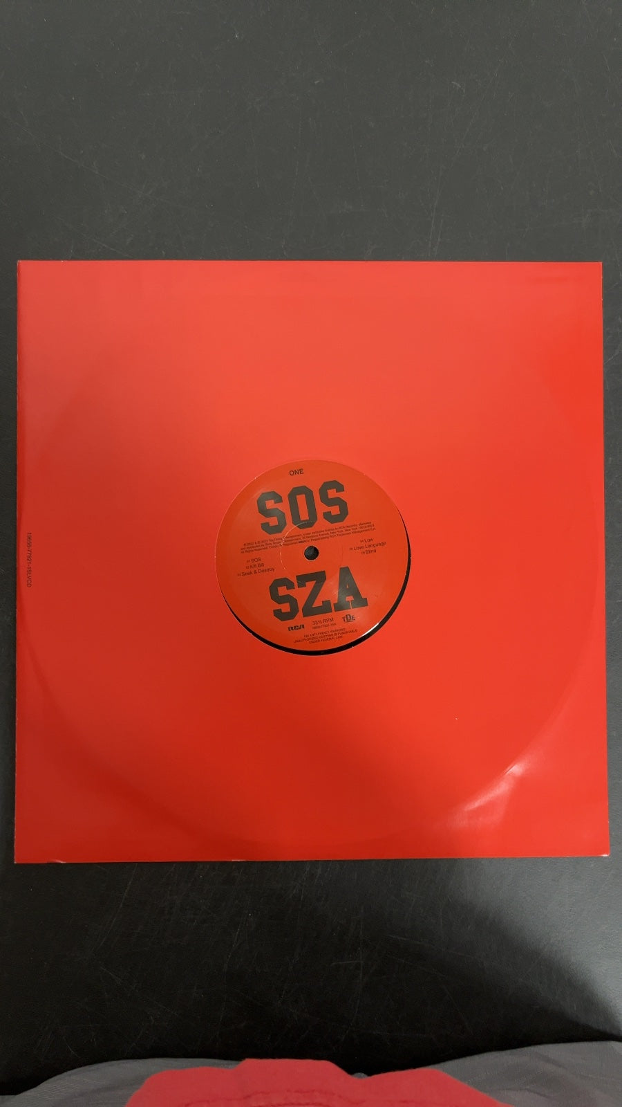 SLEEVE_1F - SZA - SOS LE Vinyl USED NOT TESTED