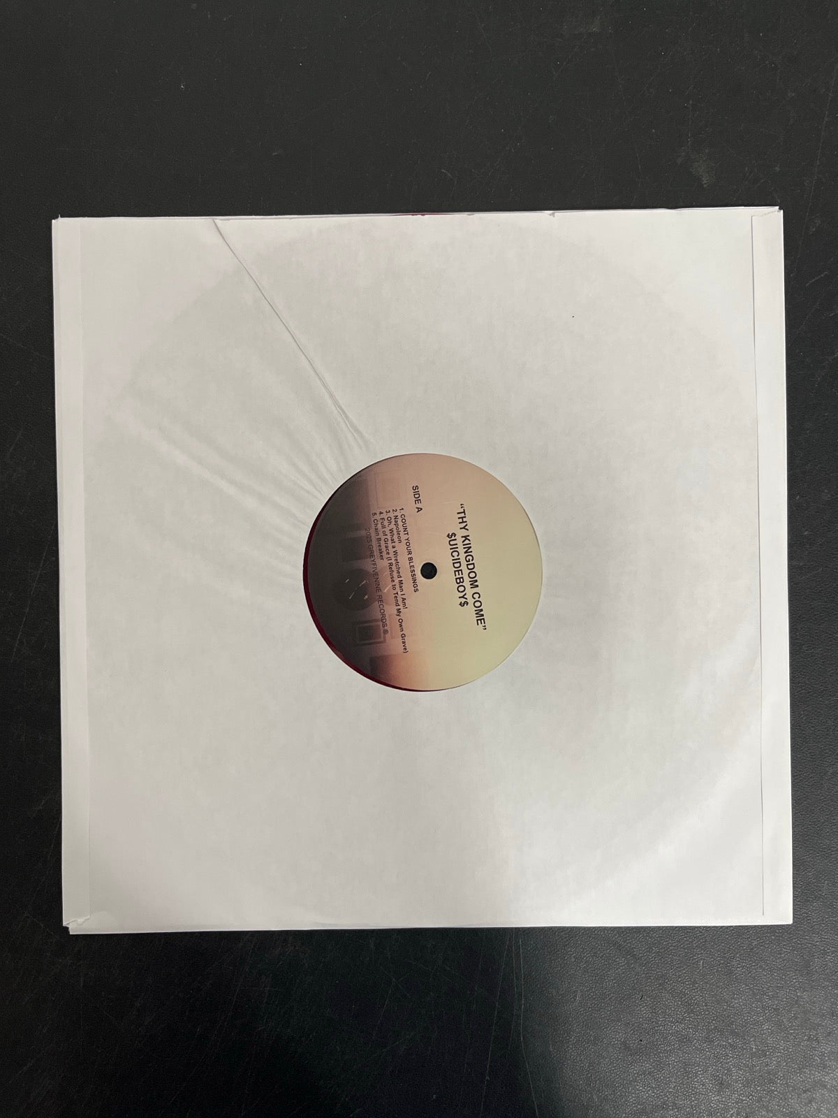 SLEEVE_1F - $uicideboy$ - Thy Kingdom Come LE Red Vinyl USED NOT TESTED