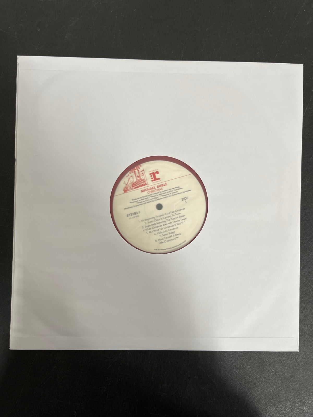 SLEEVE_1F - Michael Bublé - Christmas LE Red Vinyl USED NOT TESTED