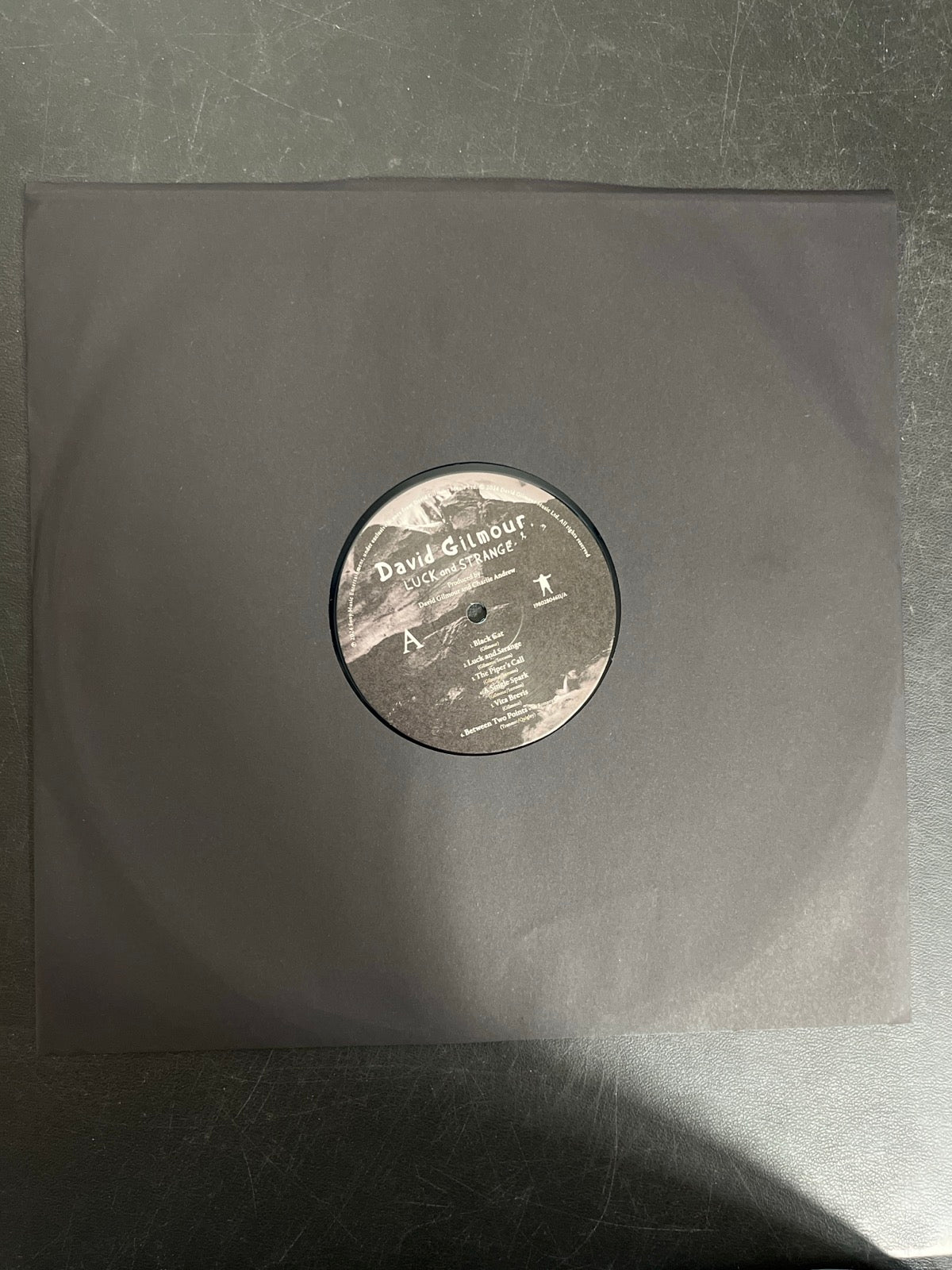 SLEEVE_1F - David Gilmour - Luck and S... Target Exclusive Blue Vinyl USED NOT TESTED