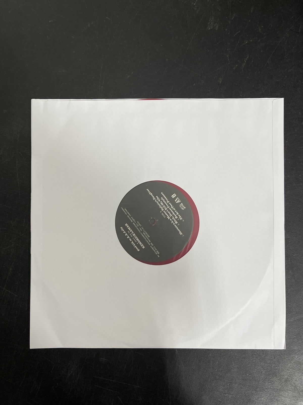 SLEEVE_1F - Kendrick Lamar - good kid, m.A.A.d city LE Red Vinyl USED NOT TESTED