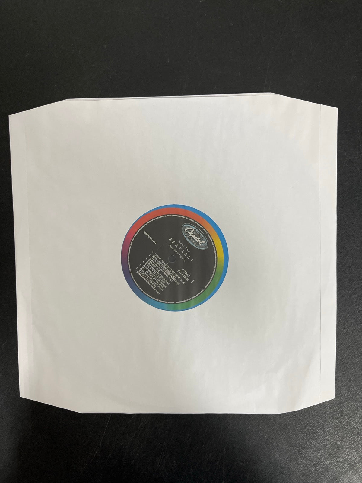 SLEEVE_1F - The Beatles - Meet The Beatles! 180gm Blue Vinyl USED NOT TESTED