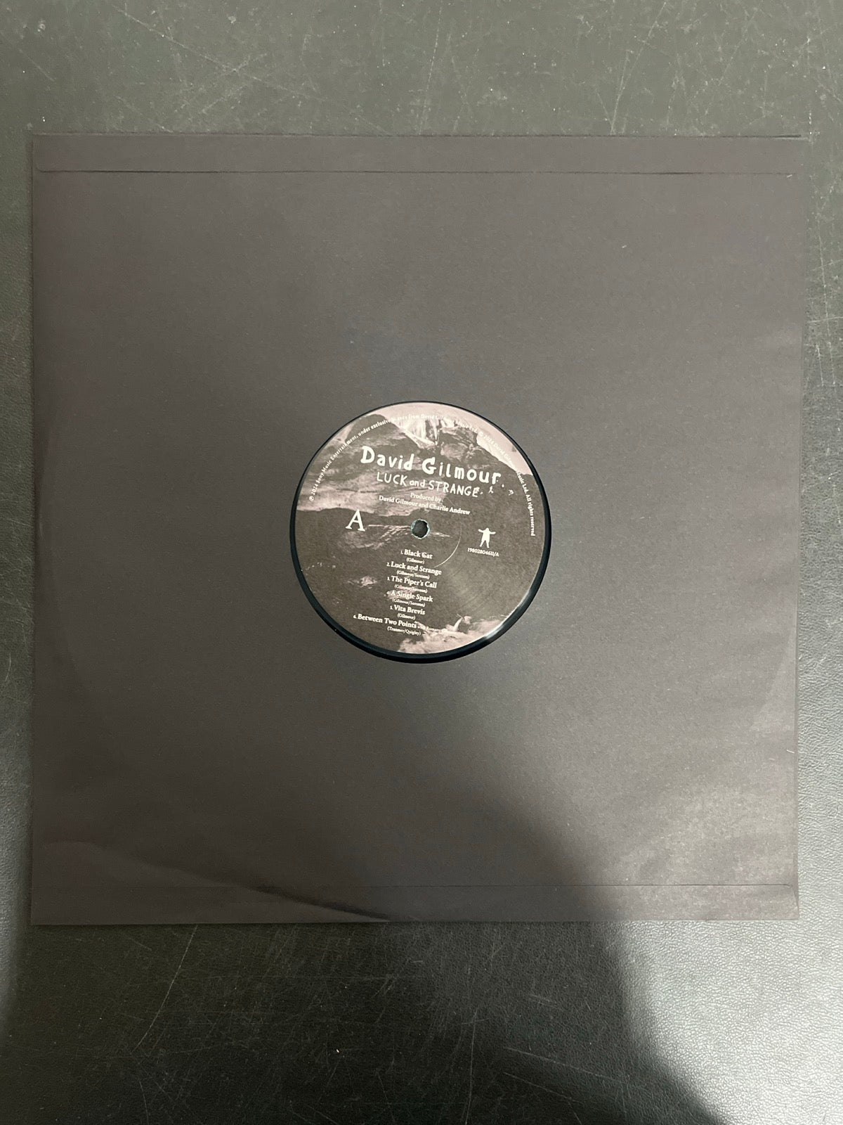 SLEEVE_1F - David Gilmour - Luck and S... Target Exclusive Blue Vinyl USED NOT TESTED