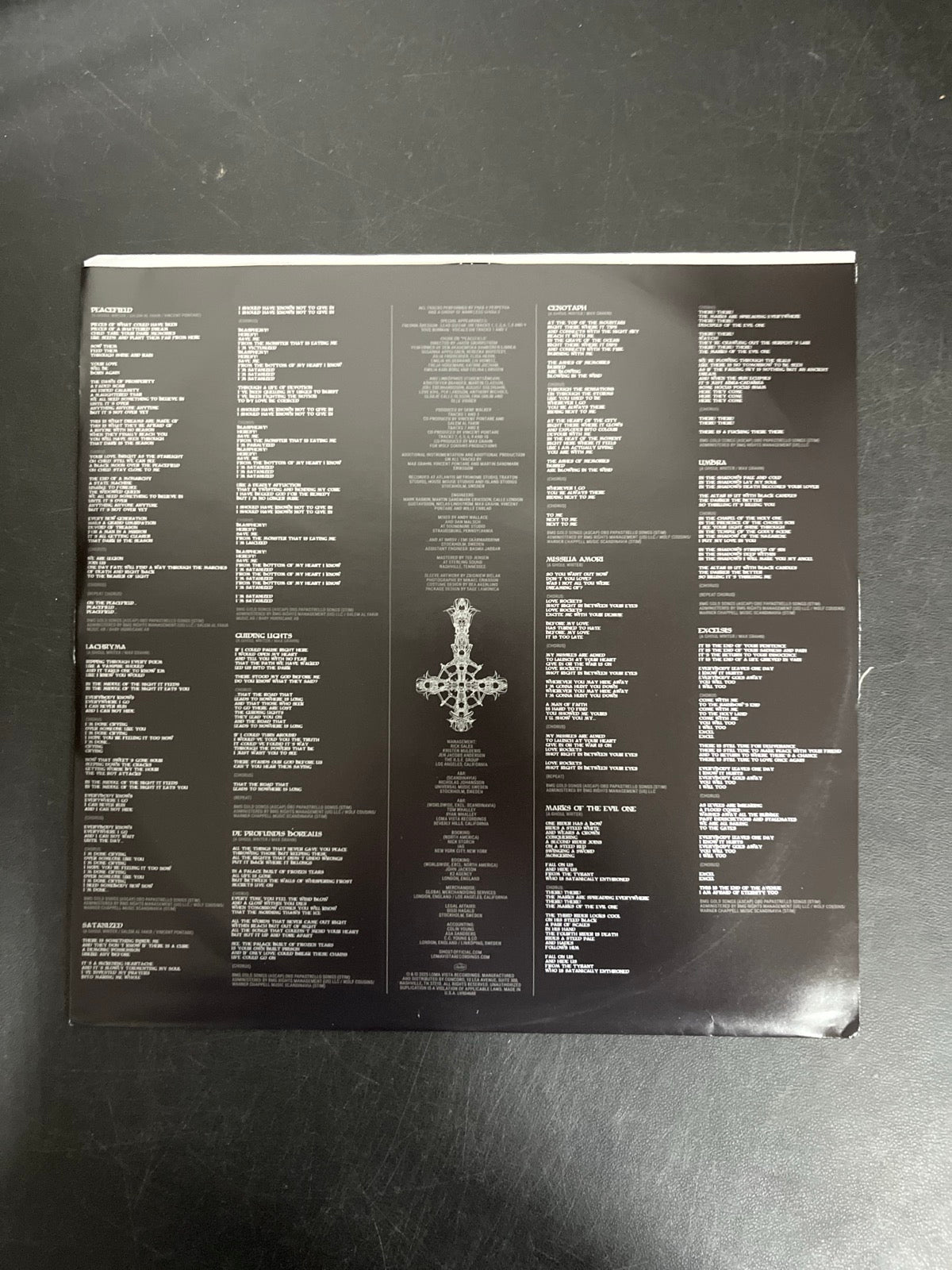 SLEEVE_1F - Ghost - Skeletá Target Exclusive Etched Vinyl USED NOT TESTED