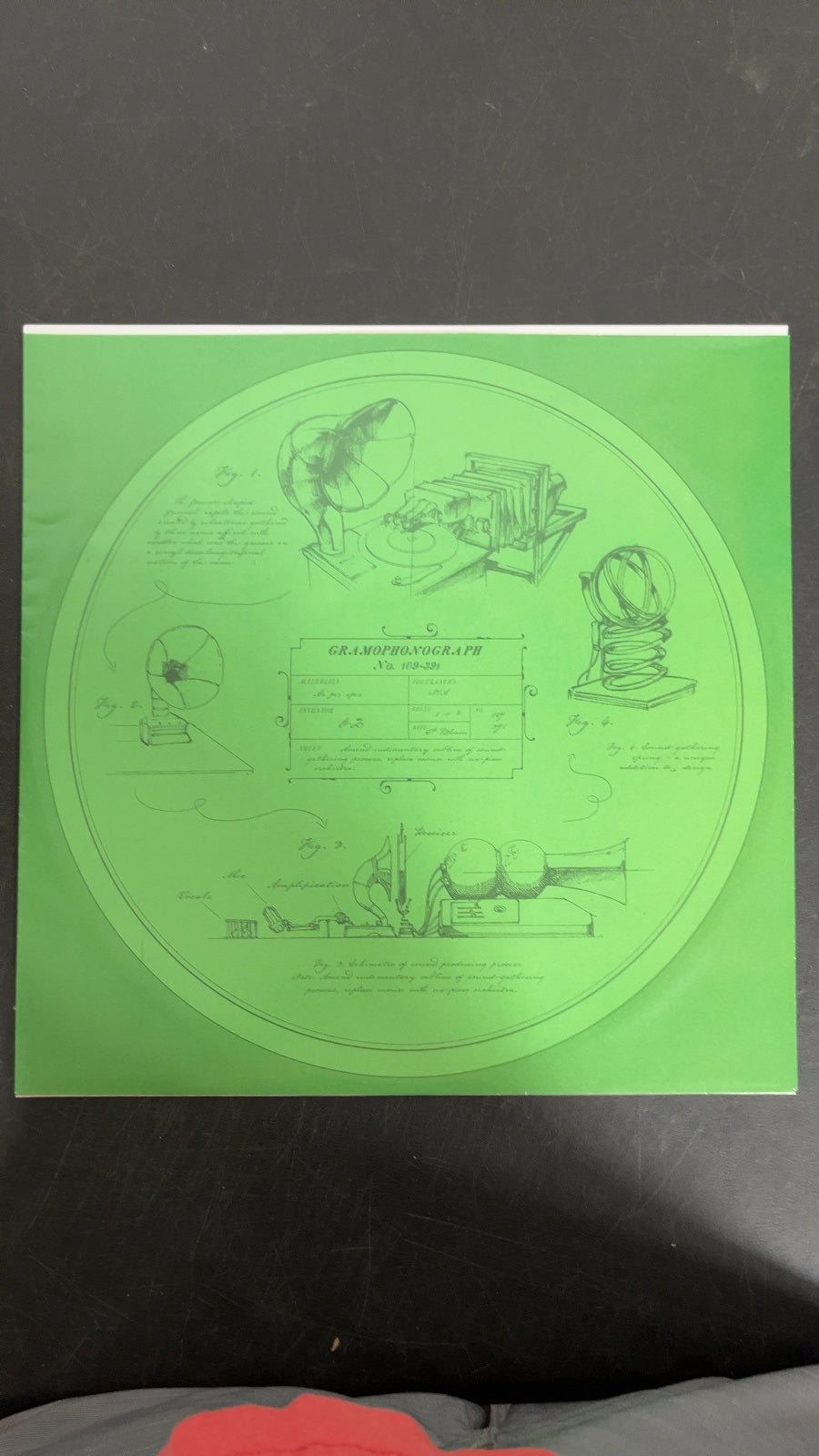 SLEEVE_1F - Wicked OST LE Etched Green and Pink Splatter Vinyl USED NOT TESTED