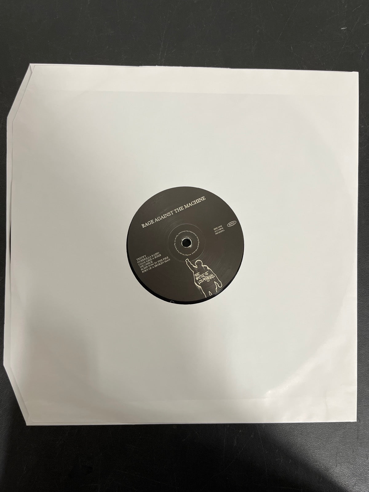 SLEEVE_1F - Rage Against The Machine - The Battle ... LE 180gm Black Vinyl USED NOT TESTED