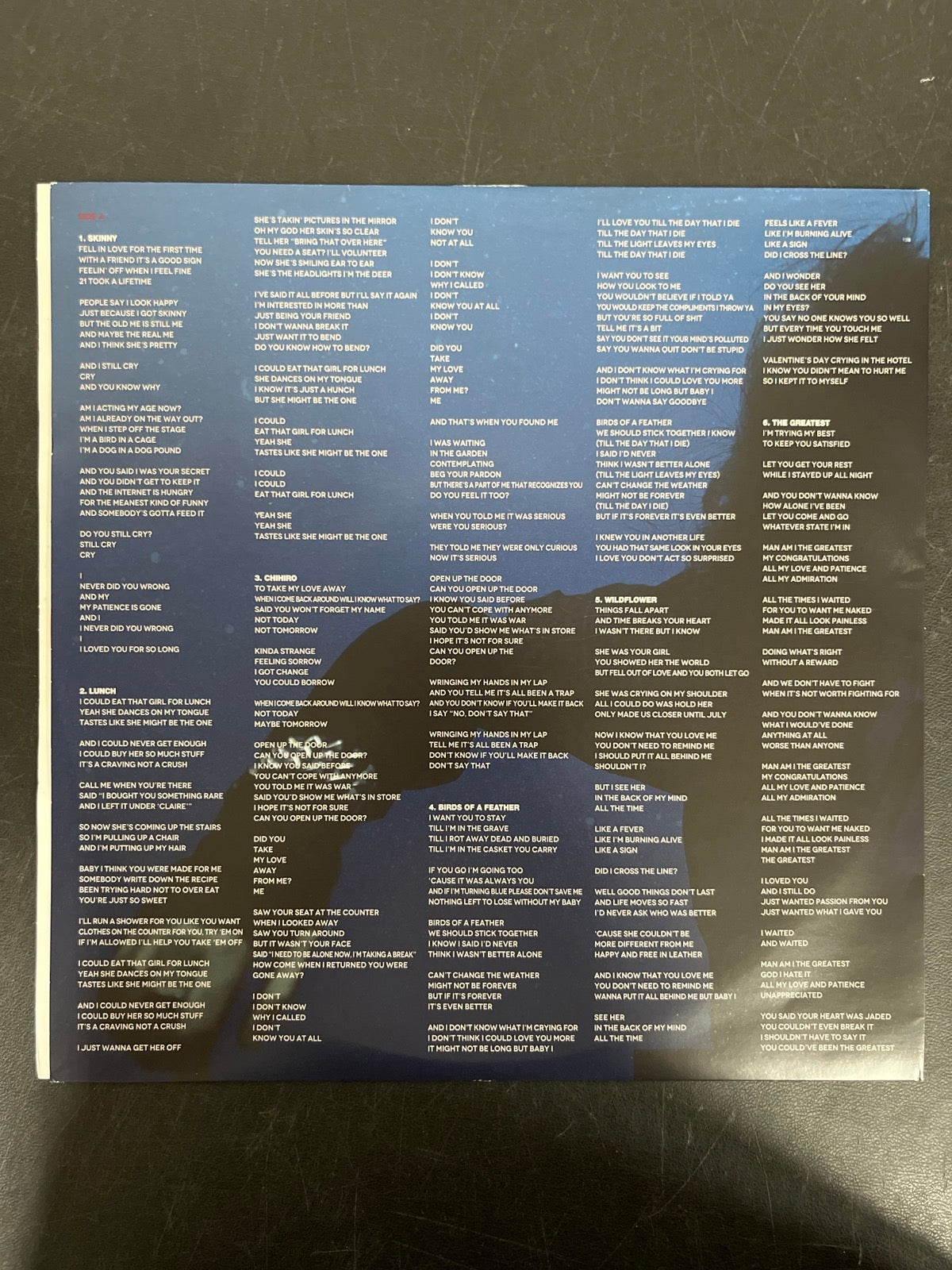 SLEEVE_1F - Billie Eilish - Hit Me Hard And Soft LE Orange Vinyl USED NOT TESTED