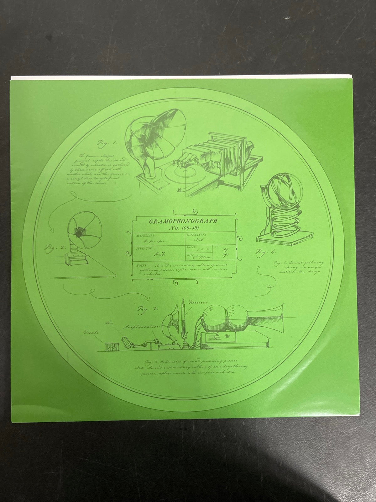 SLEEVE_1F - Wicked OST LE Etched Green and Pink Splatter Vinyl USED NOT TESTED