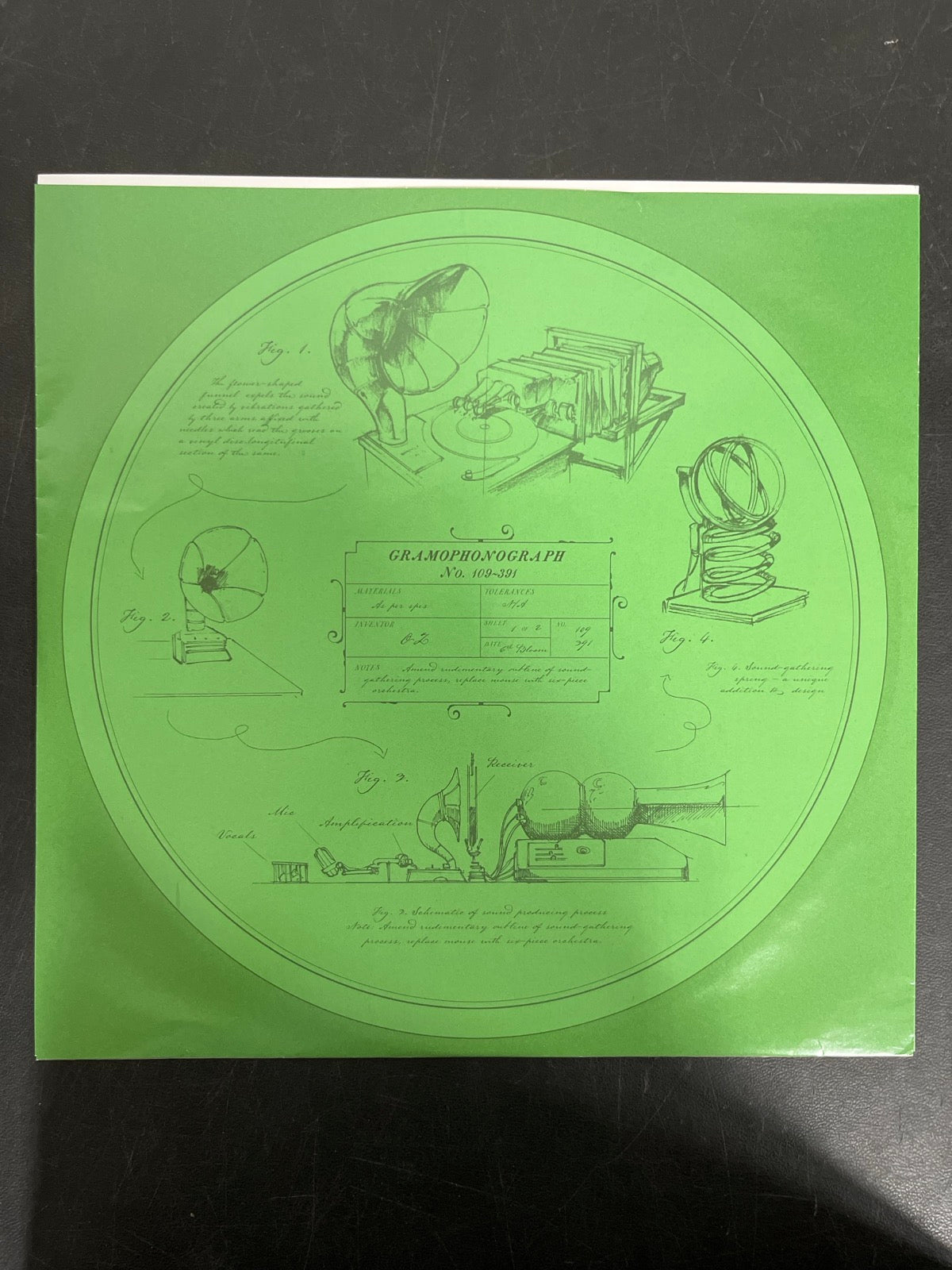 SLEEVE_1F - Wicked OST LE Etched Green and Pink Splatter Vinyl USED NOT TESTED