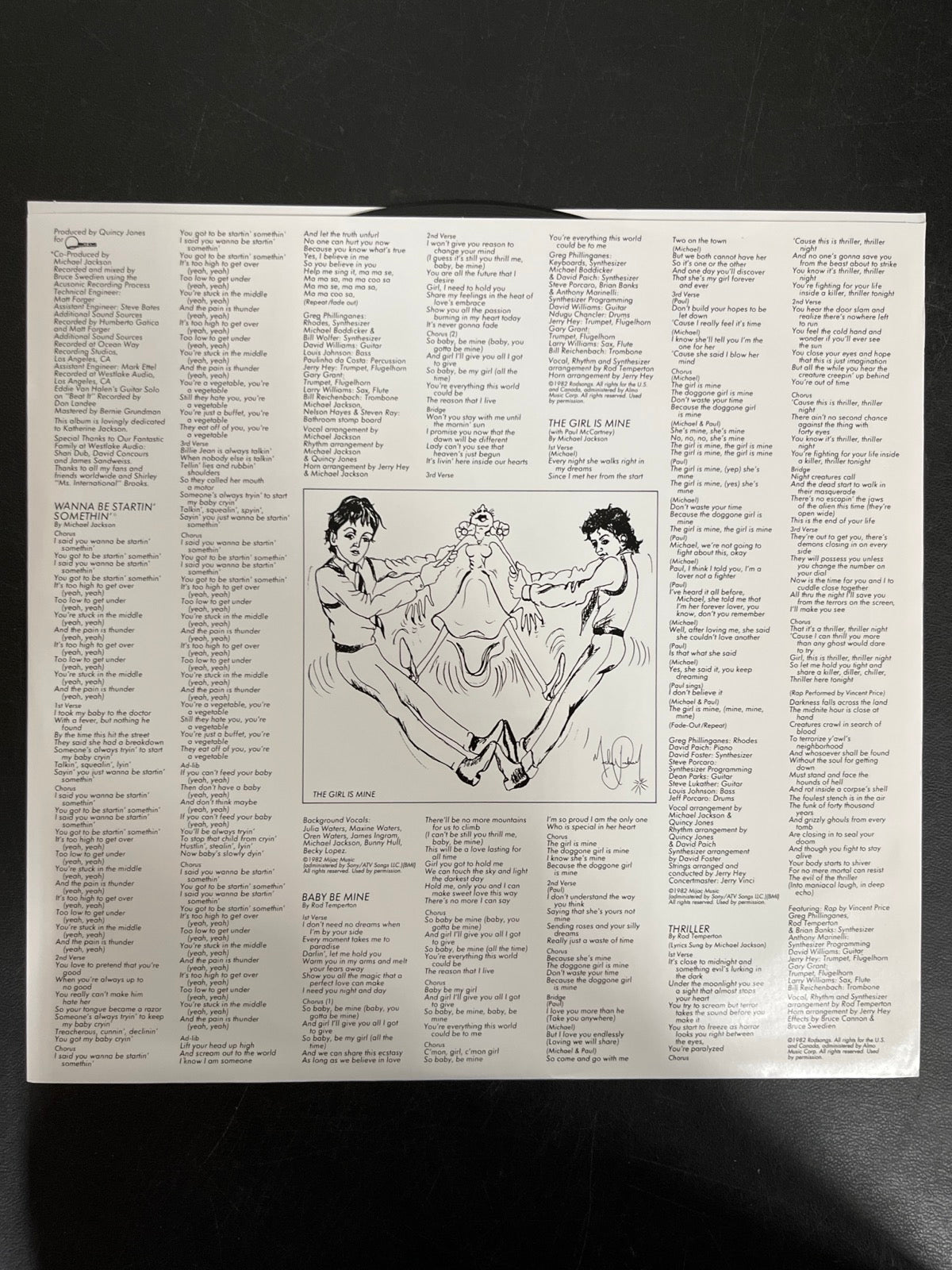 SLEEVE_1F - Michael Jackson - Thriller 40 Anniversary Ed. Vinyl USED NOT TESTED