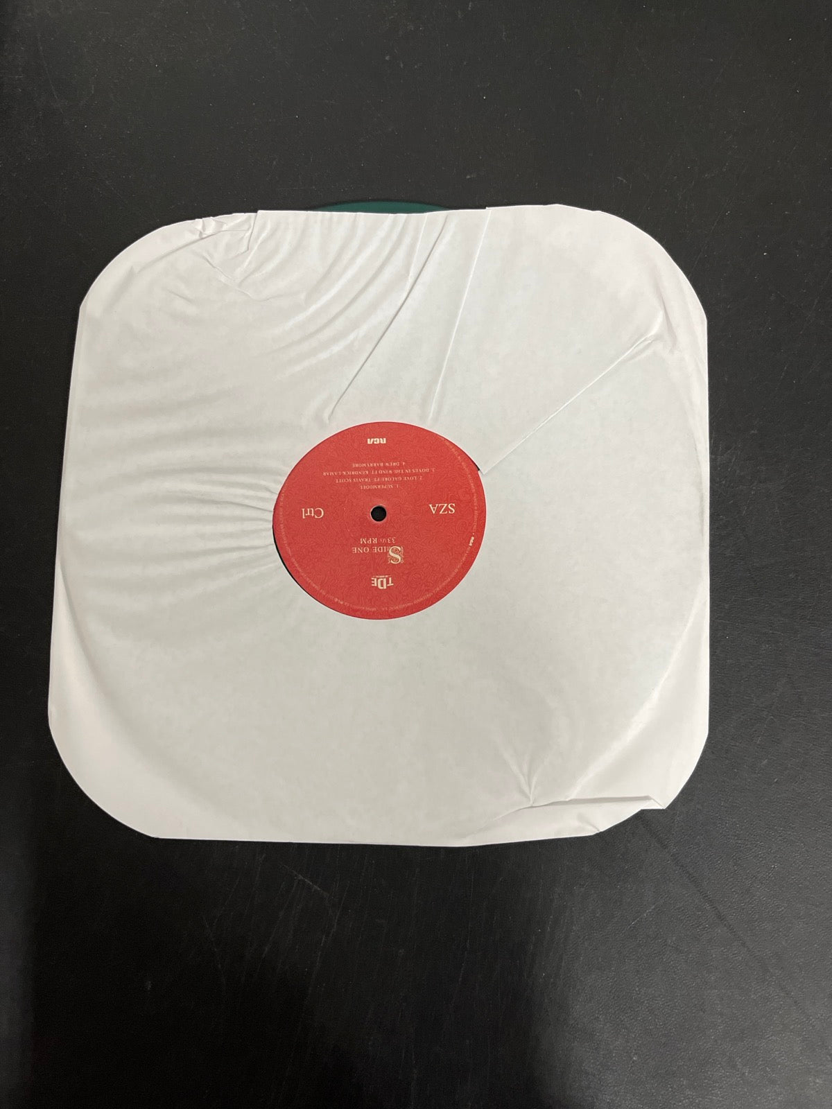 SLEEVE_1F - SZA - Ctrl LE Translucent Green Vinyl USED NOT TESTED