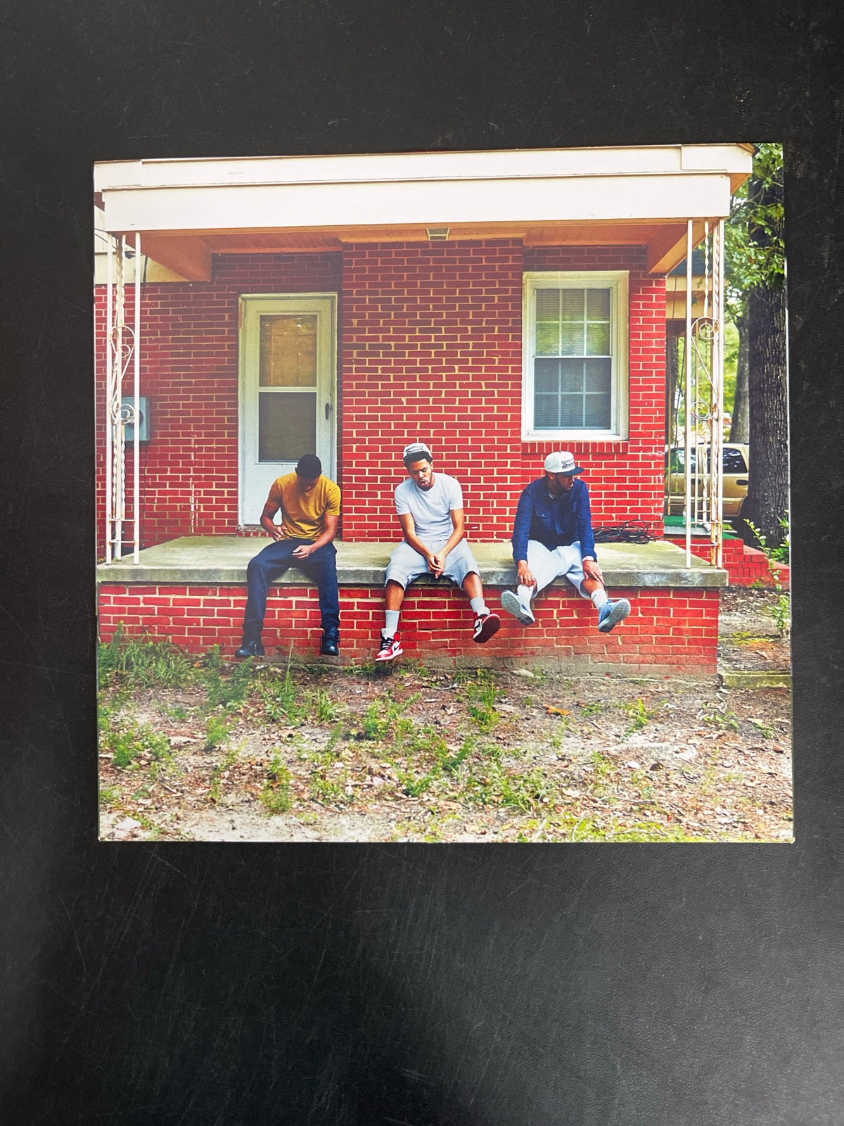 SLEEVE_1F - J. Cole - 2014 Forest Hills Drive Anniversary Ed. Red Vinyl USED NOT TESTED