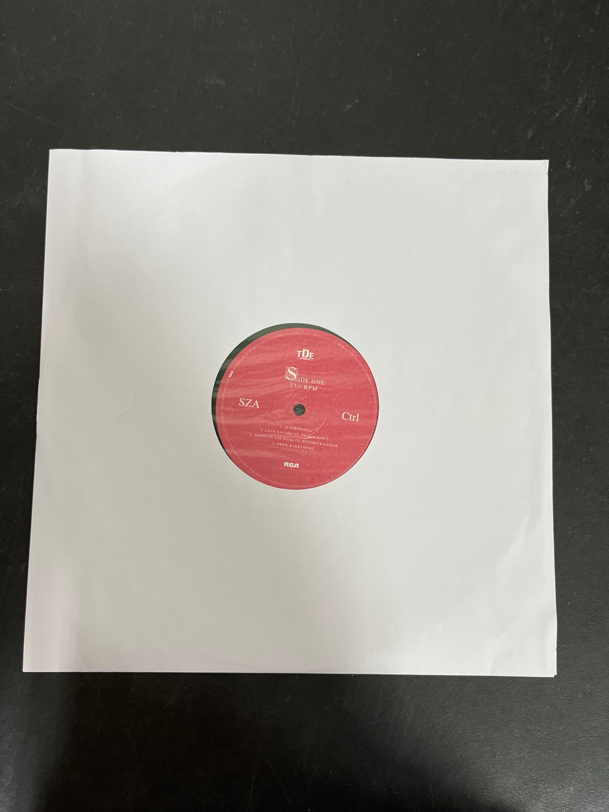 SLEEVE_1F - SZA - Ctrl LE Translucent Green Vinyl USED NOT TESTED