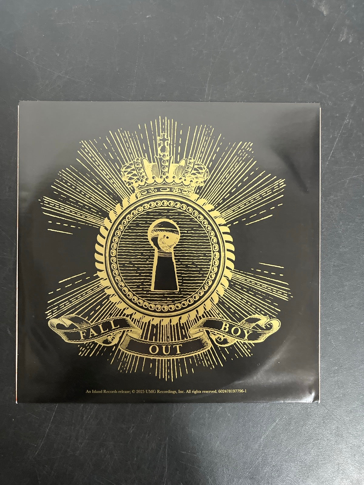 SLEEVE_1F - Fall Out Boy - From Under The ... LE Gold / Black Vinyl USED NOT TESTED