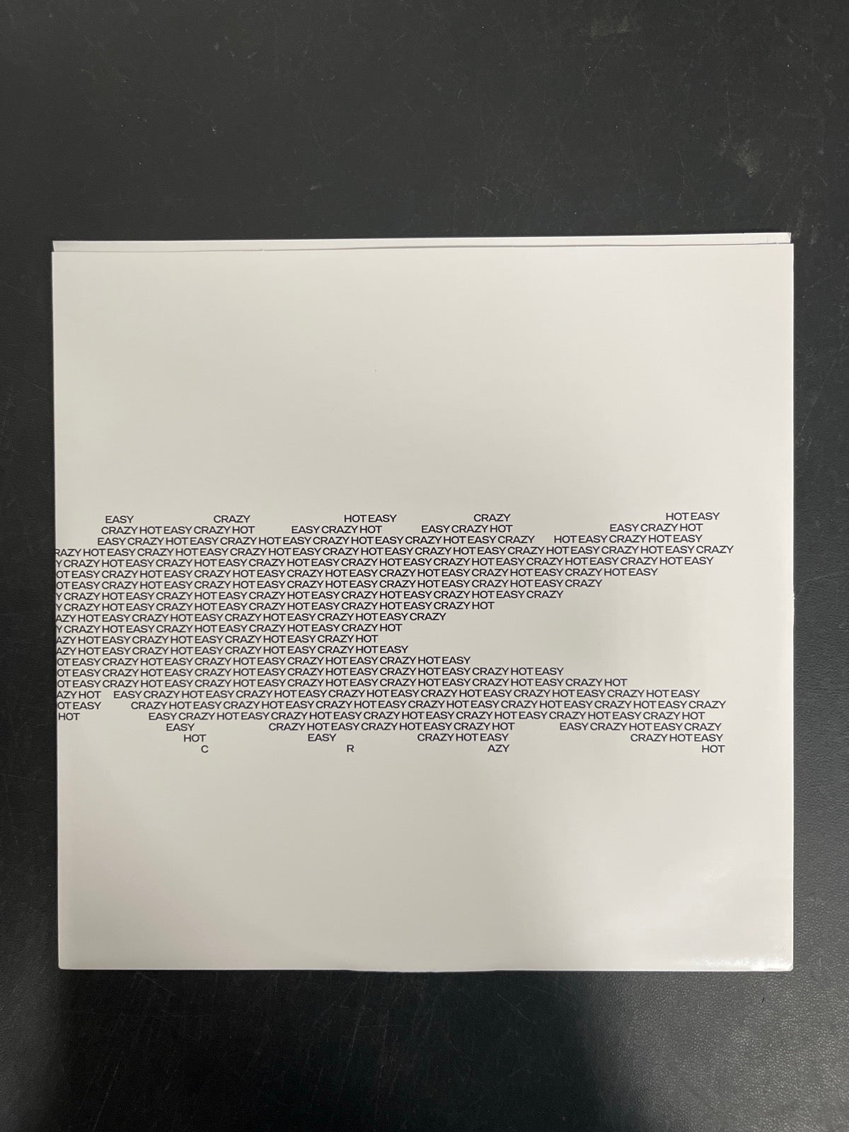 SLEEVE_1F - Le Sserafim - Easy-Crazy-Hot LE Translucent Vinyl USED NOT TESTED