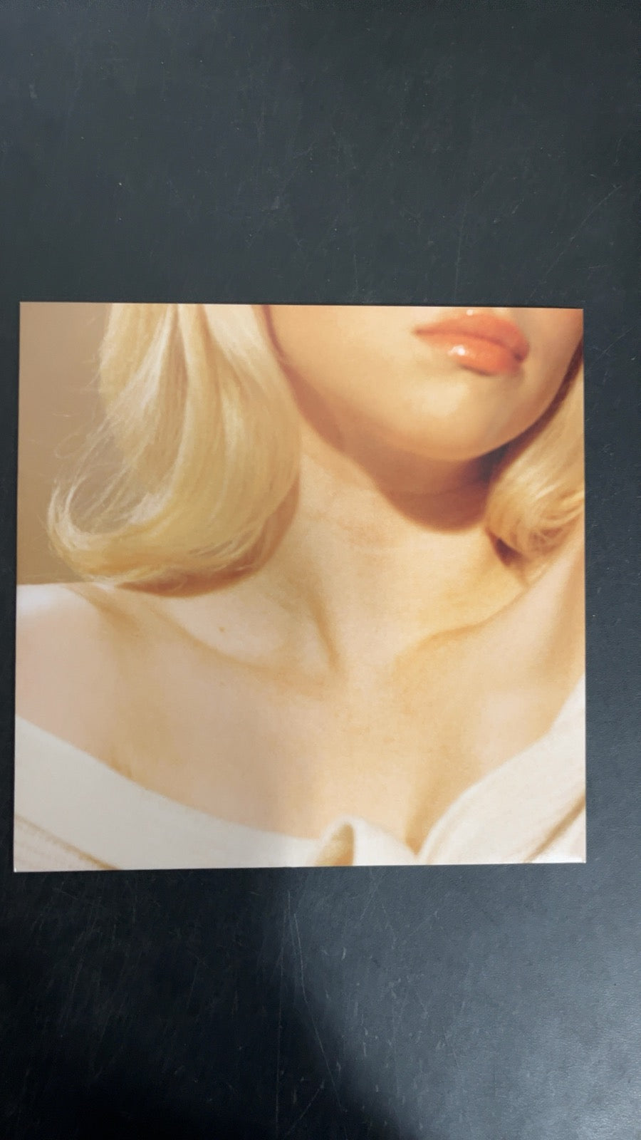 SLEEVE_1F - Billie Eilish - Happier Than Ever LE Light Blue Etched Vinyl USED NOT TESTED