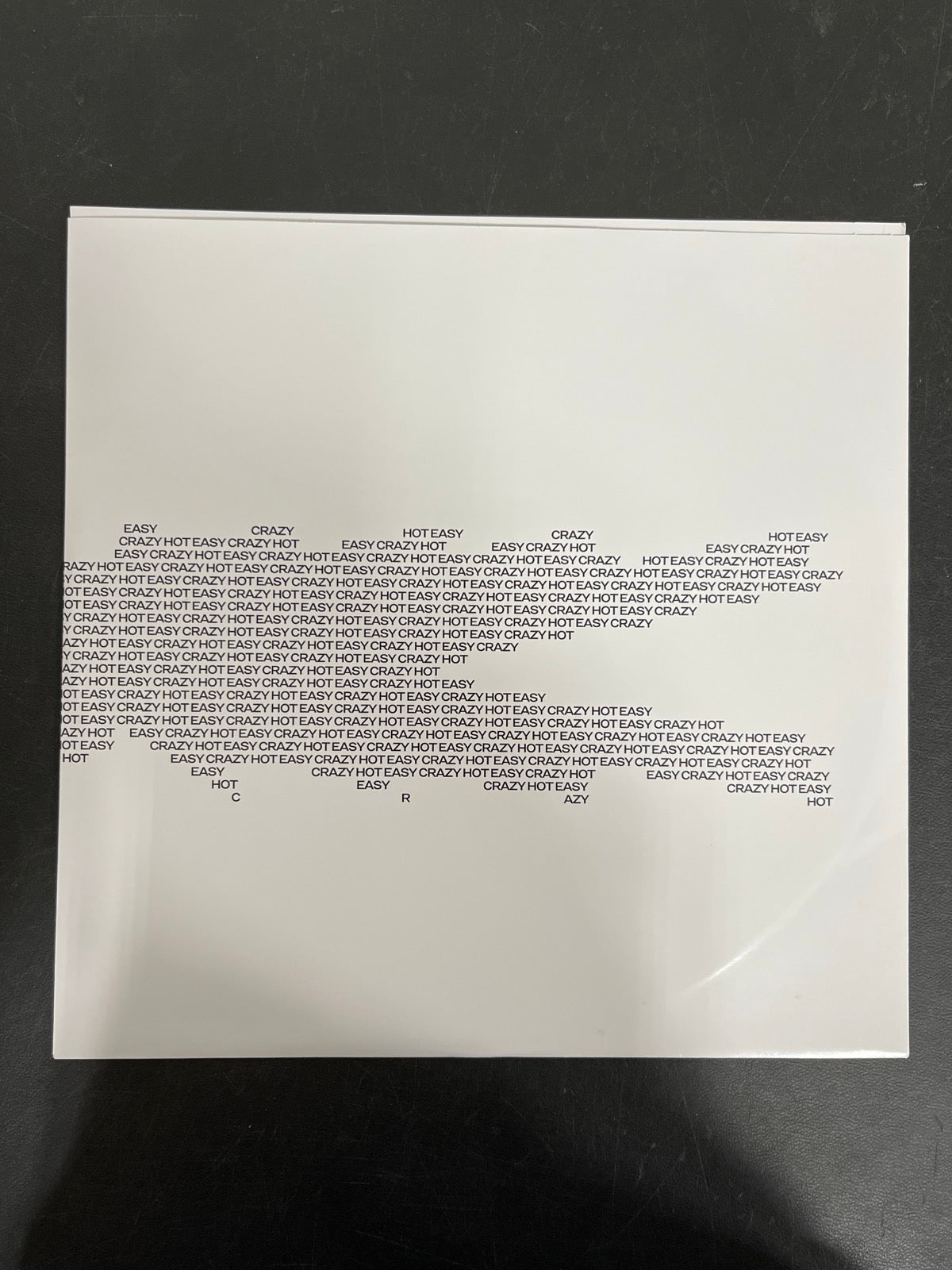 SLEEVE_1F - Le Sserafim - Easy-Crazy-Hot LE Translucent Vinyl WARPED NOT TESTED