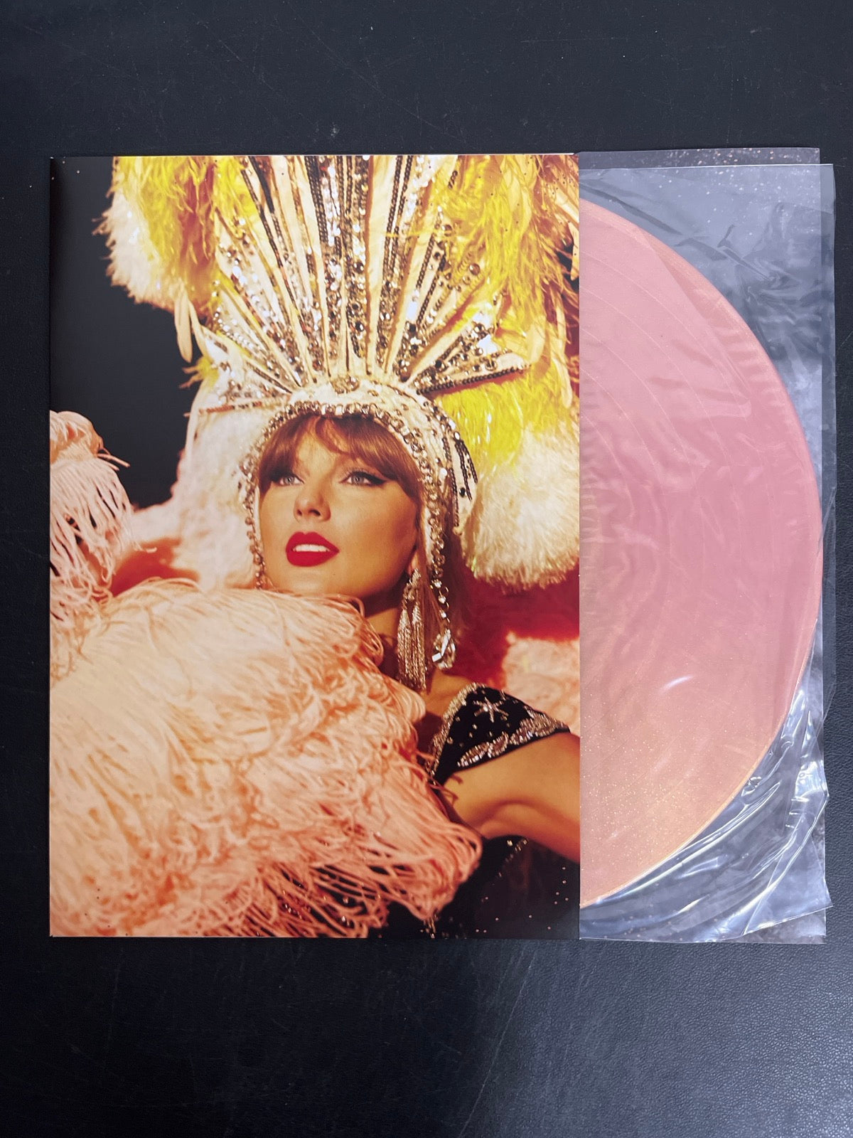 SLEEVE_1F - Taylor Swift - The Life of a ... LE 180gm Pink Yellow Vinyl USED NOT TESTED