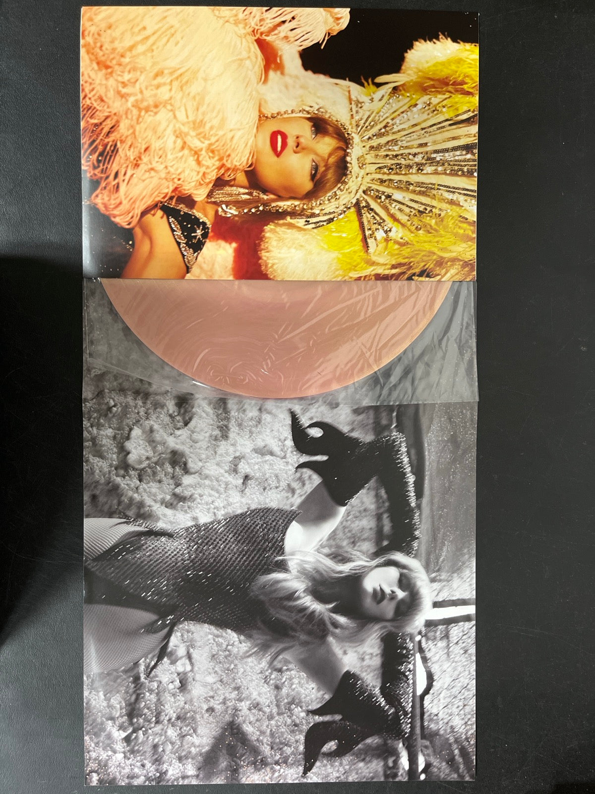 SLEEVE_1F - Taylor Swift - The Life of a ... LE 180gm Pink Yellow Vinyl USED NOT TESTED