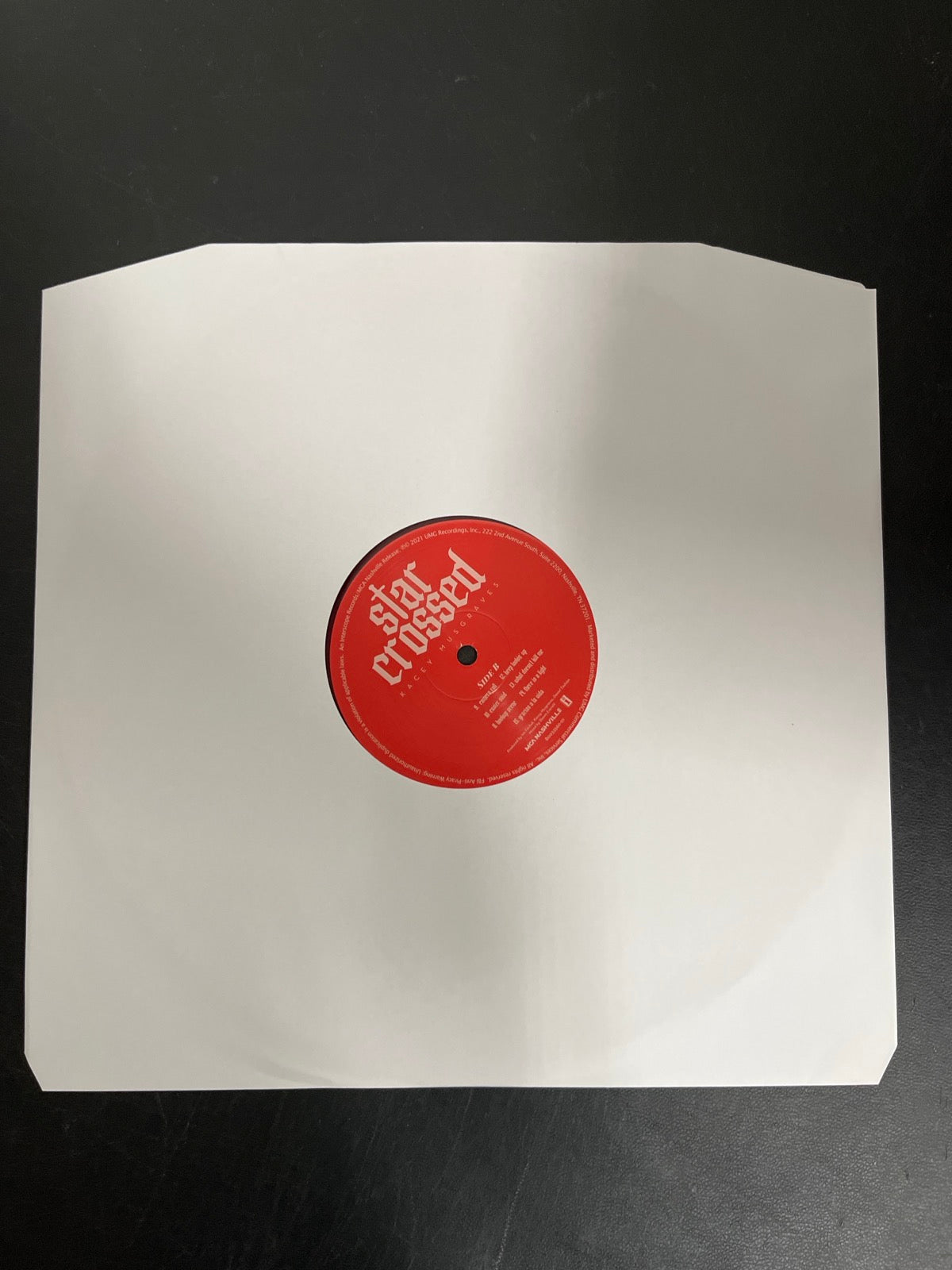 SLEEVE_1F - Kacey Musgraves - star-crossed LE Target Exclusive Red Vinyl USED NOT TESTED