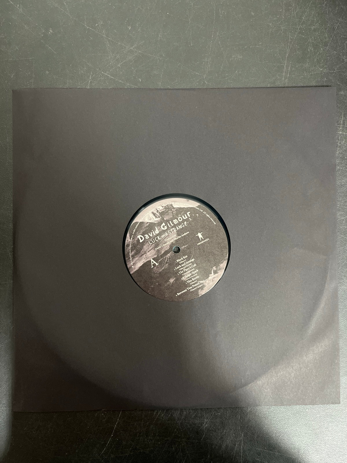 SLEEVE_1F - David Gilmour - Luck and S... Target Exclusive Blue Vinyl USED NOT TESTED