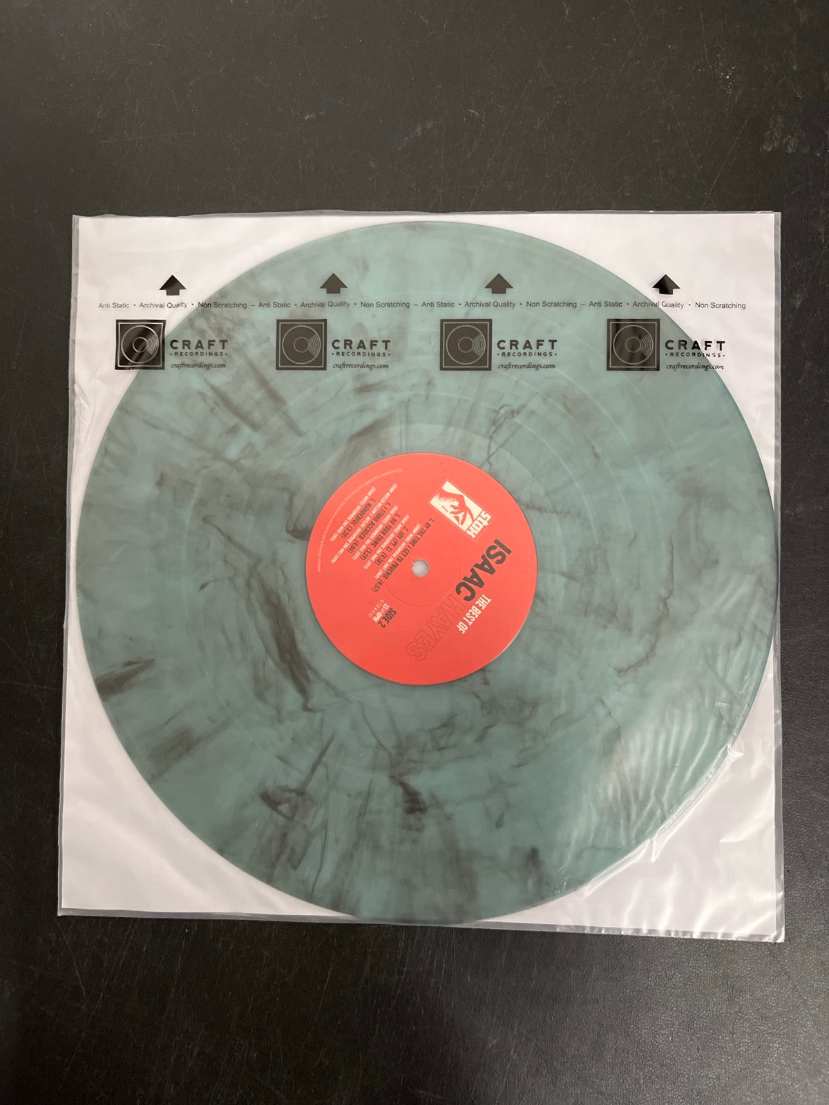 SLEEVE_1F - Isaac Hayes - The Best Of Isaac H... LE Remastered Smoke Vinyl USED NOT TESTED
