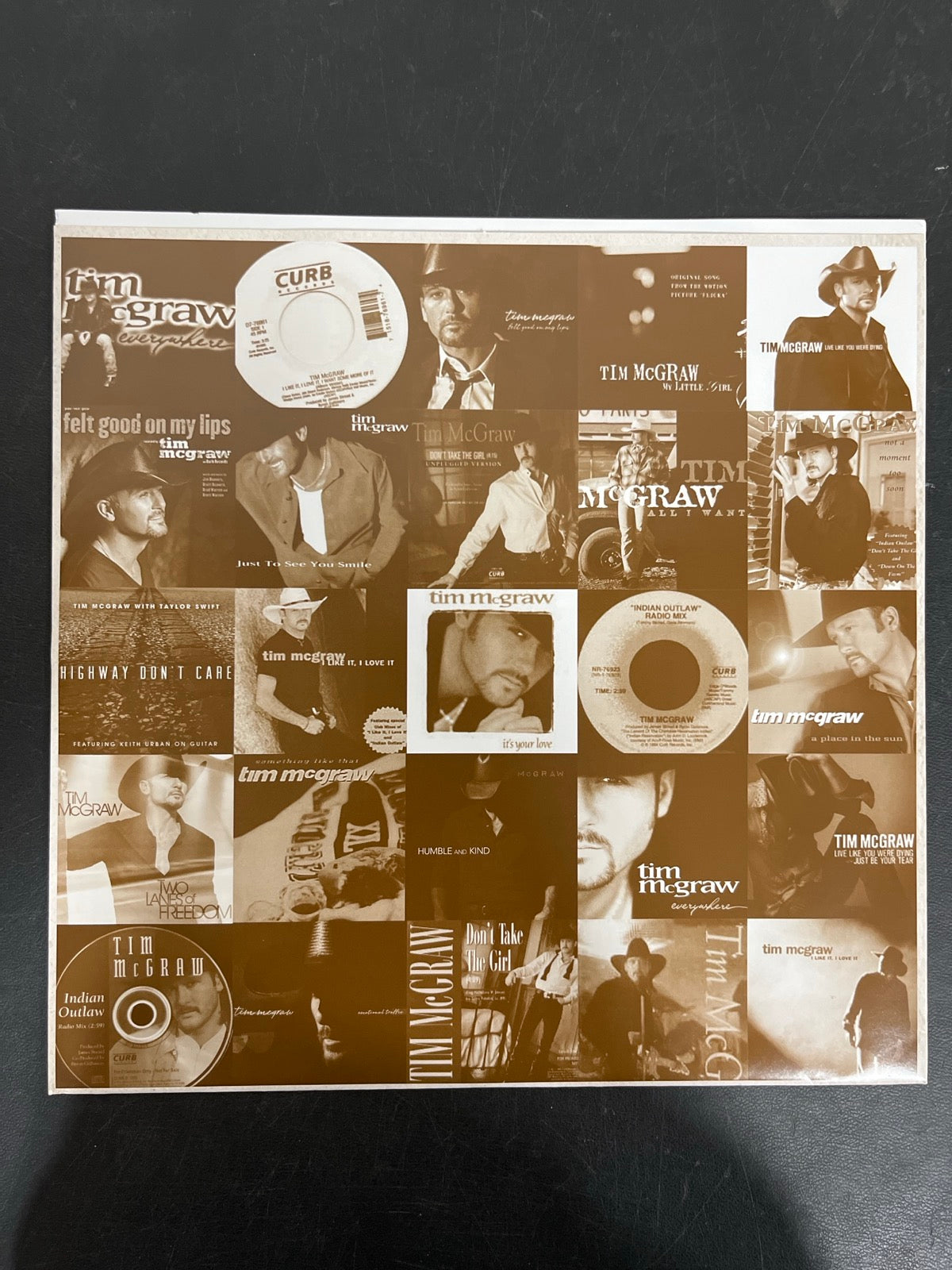 SLEEVE_1F - Tim McGraw - The Biggest Hits Vinyl WARPED NOT TESTED