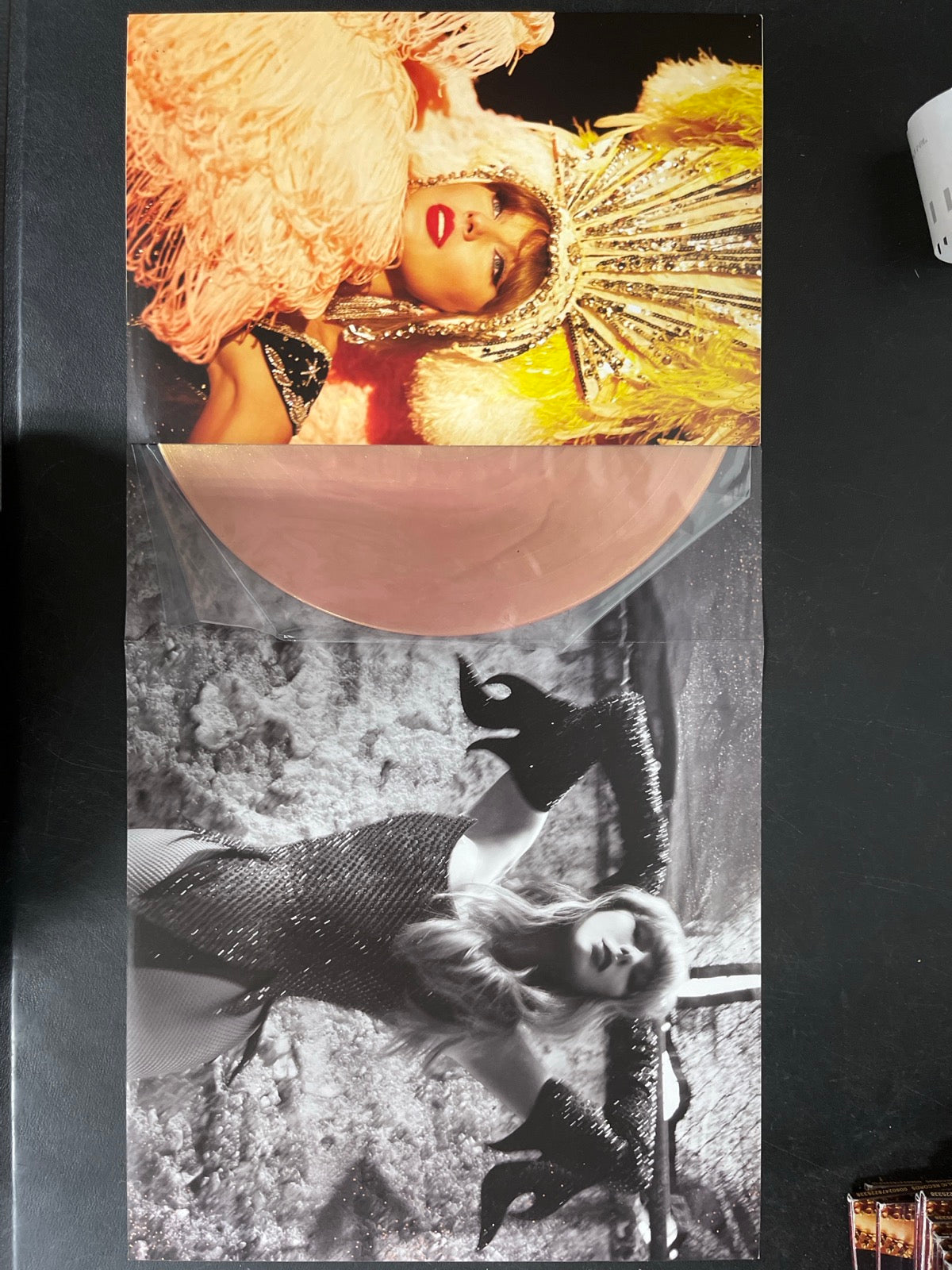 SLEEVE_1F - Taylor Swift - The Life of a ... LE 180gm Pink Yellow Vinyl USED NOT TESTED