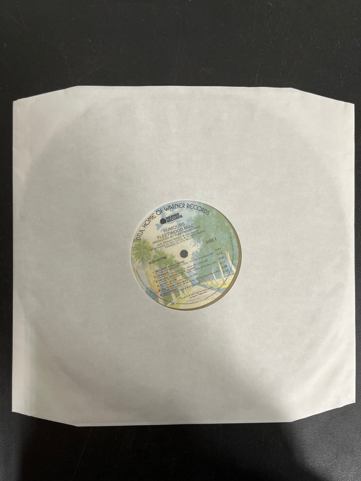 SLEEVE_1F - Fleetwood Mac - Rumours LE Gold Remastered Vinyl USED NOT TESTED