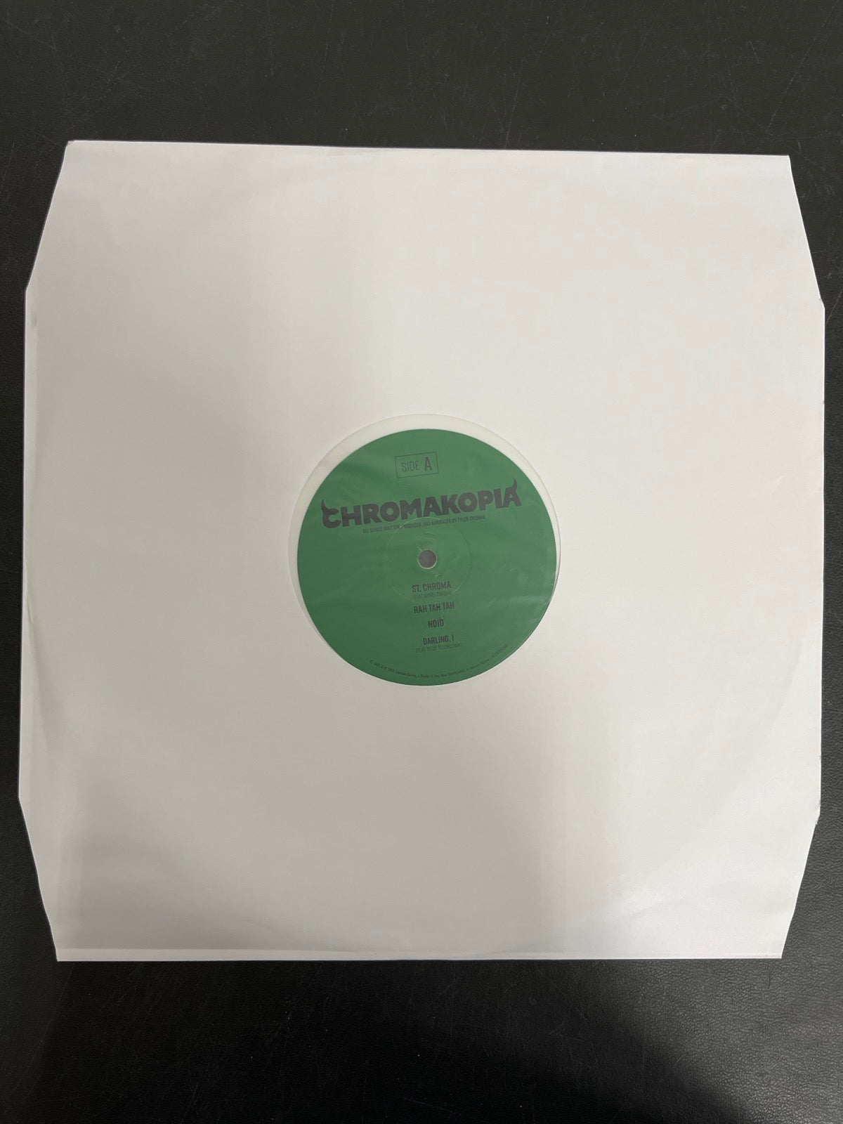 SLEEVE_1F - Tyler, the Creator - Chromakopia 180gm Deluxe Opaque White Vinyl USED NOT TESTED