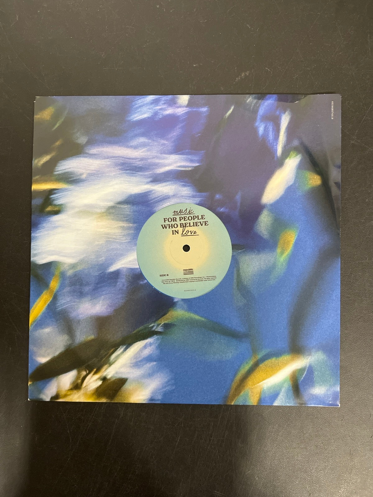 SLEEVE_1F - Joe Jonas - Music for People Who ... Target Exclusive Blue Vinyl USED NOT TESTED
