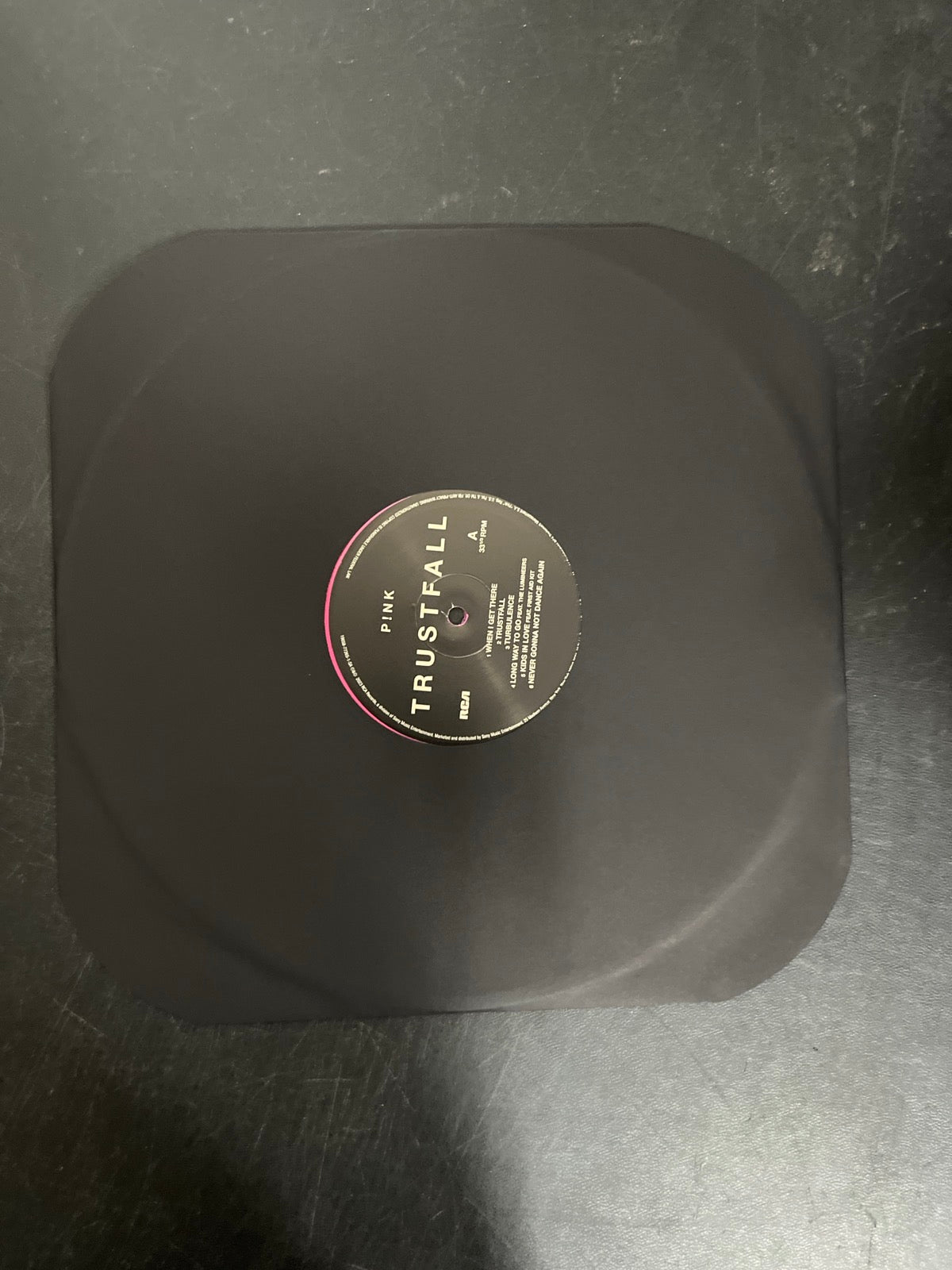 SLEEVE_1F - P!nk - Trustfall LE Pink Vinyl USED NOT TESTED