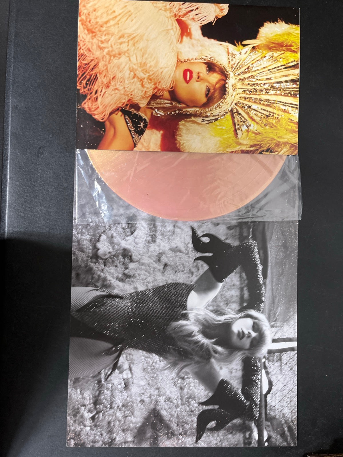 SLEEVE_1F - Taylor Swift - The Life of a ... LE 180gm Pink Yellow Vinyl USED NOT TESTED