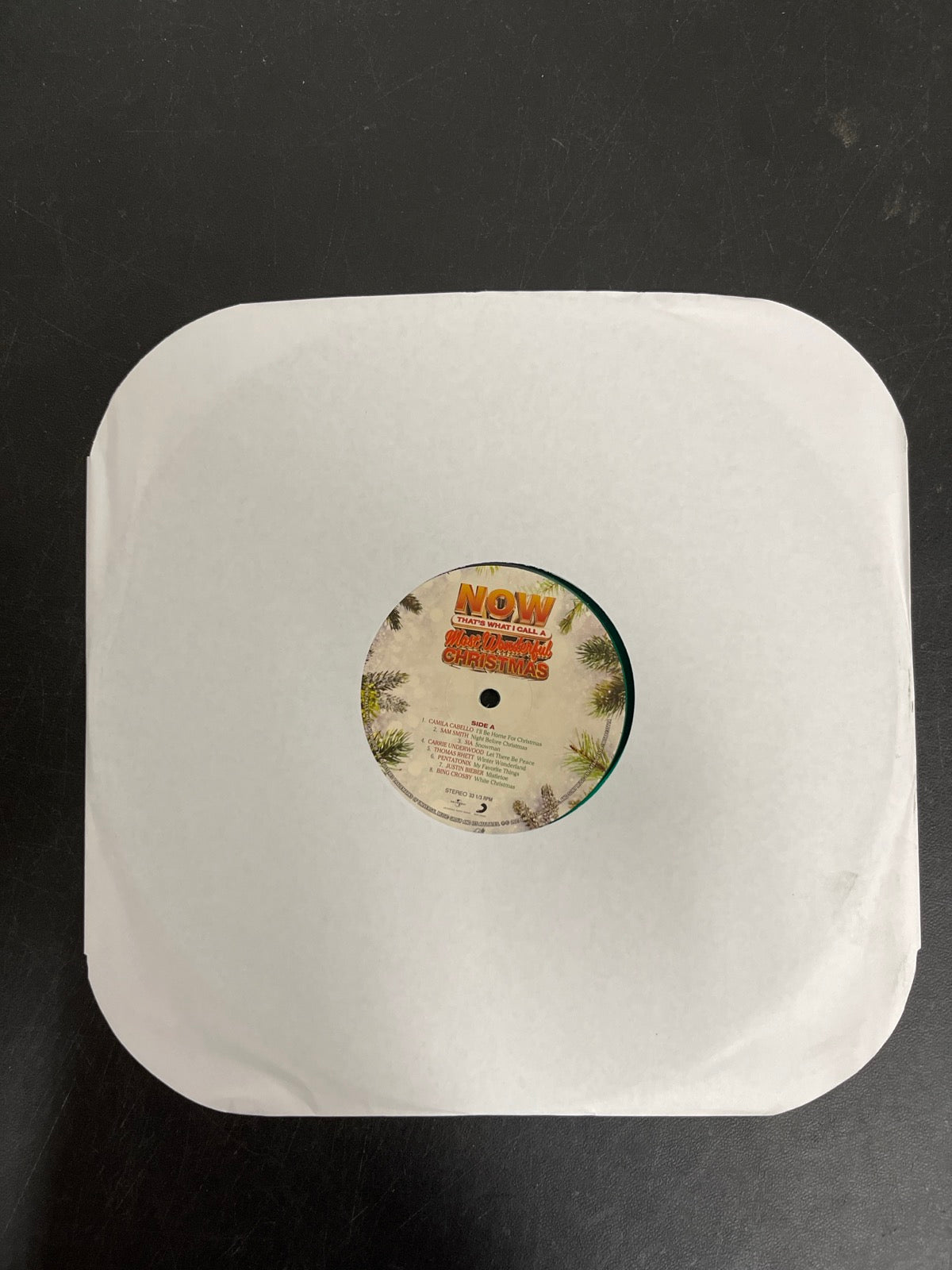 SLEEVE_1F - Now That's What I Call A Most Wonderful Chr ... LE Green Vinyl USED NOT TESTED