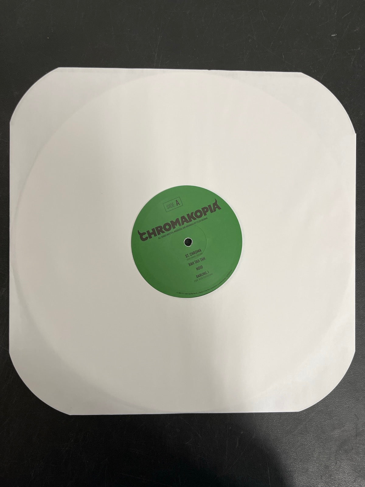 SLEEVE_1F - Tyler, the Creator - Chromakopia 180gm Deluxe Opaque White Vinyl USED NOT TESTED