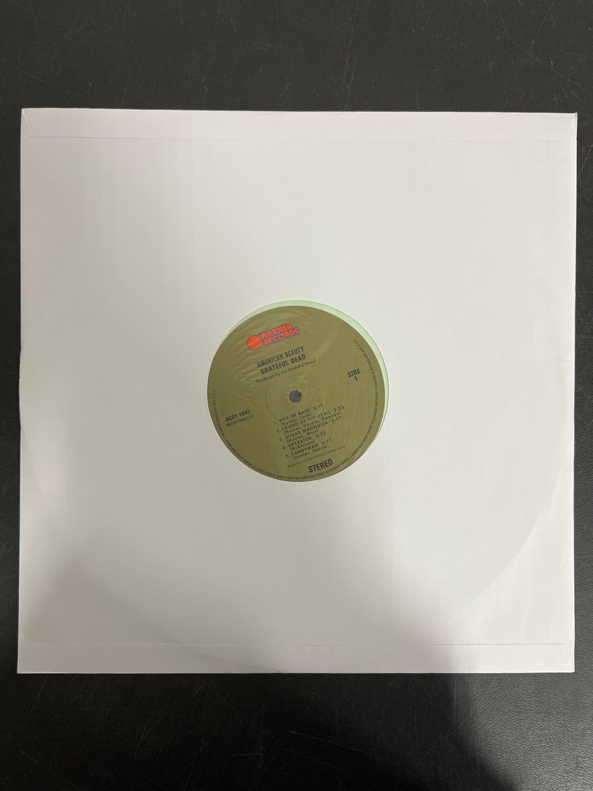 SLEEVE_1F - Grateful Dead - American Beauty LE Limeade Remastered Vinyl USED NOT TESTED