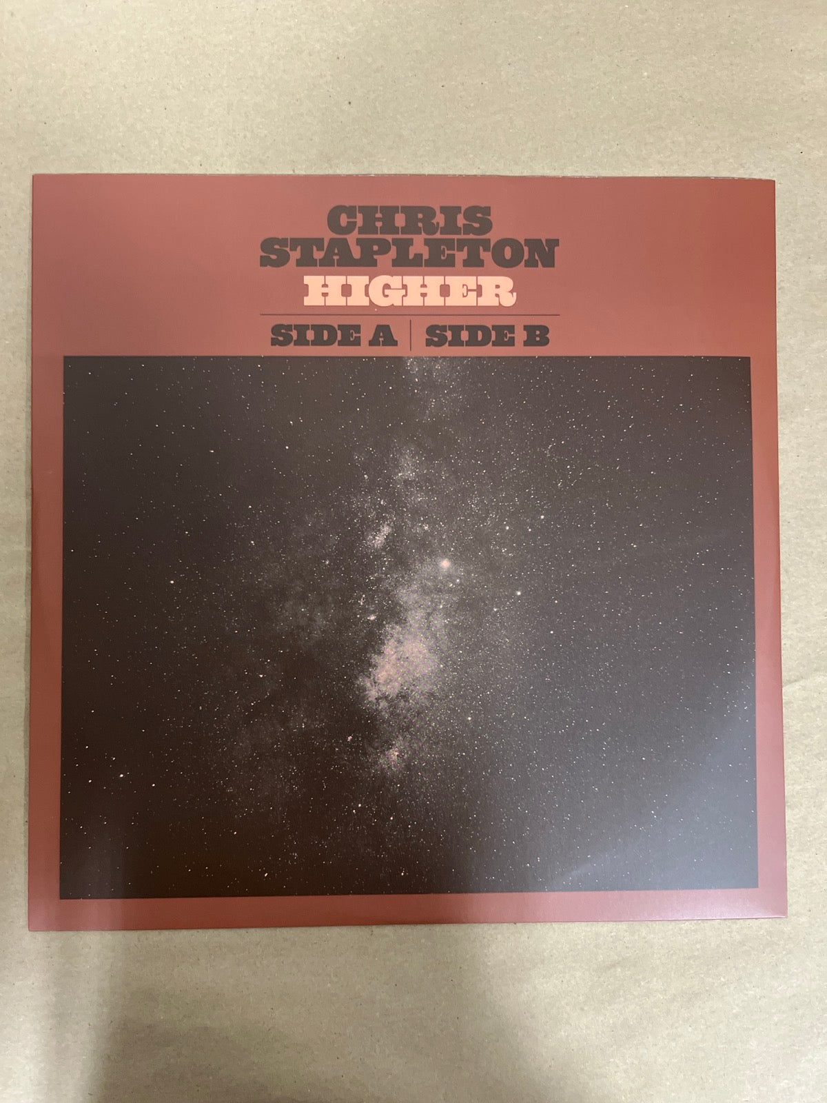 SLEEVE_1F - Chris Stapleton - Higher Target Exclusive 180gm Pink Vinyl USED NOT TESTED