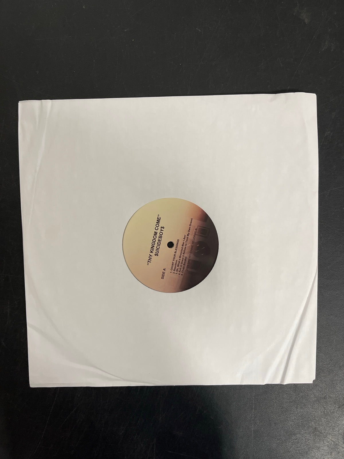 SLEEVE_1F - $uicideboy$ - Thy Kingdom Come LE Clear Vinyl USED NOT TESTED