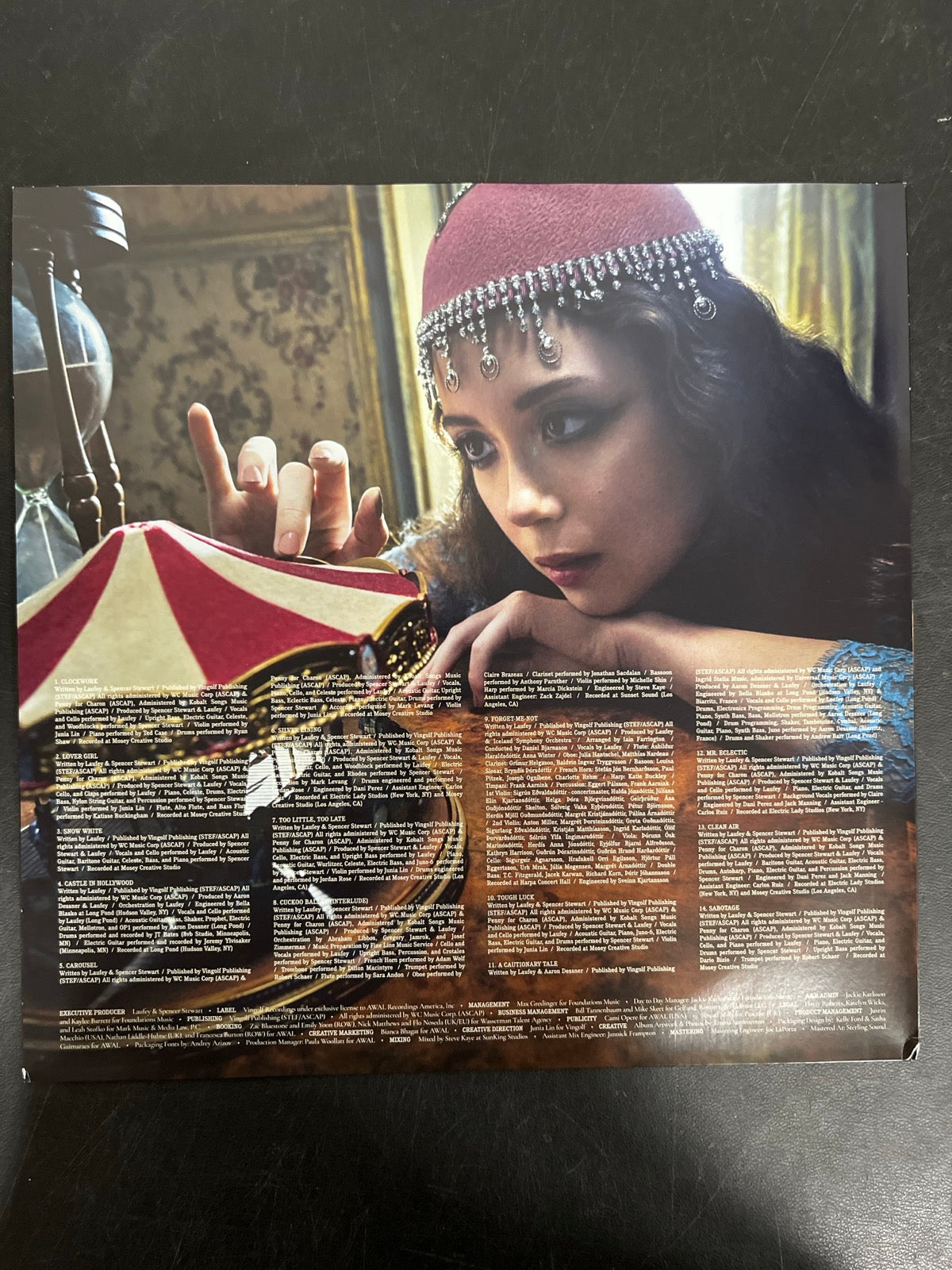 SLEEVE_1F - Laufey - A Matter Of Time LE Green / Pink Vinyl USED NOT TESTED