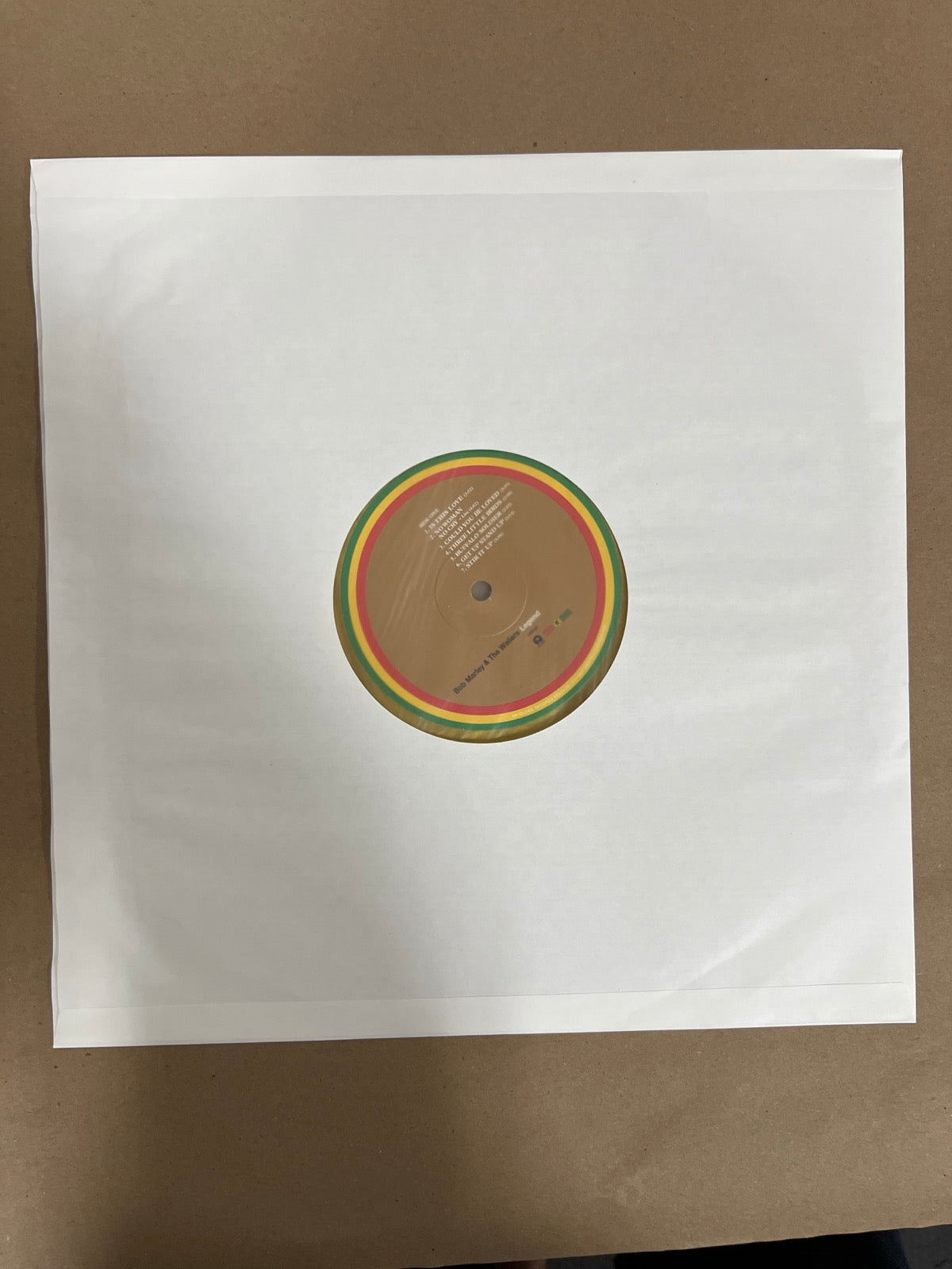 SLEEVE_1F - Bob Marley & The Wailers - Legend... LE Gold Vinyl USED NOT TESTED