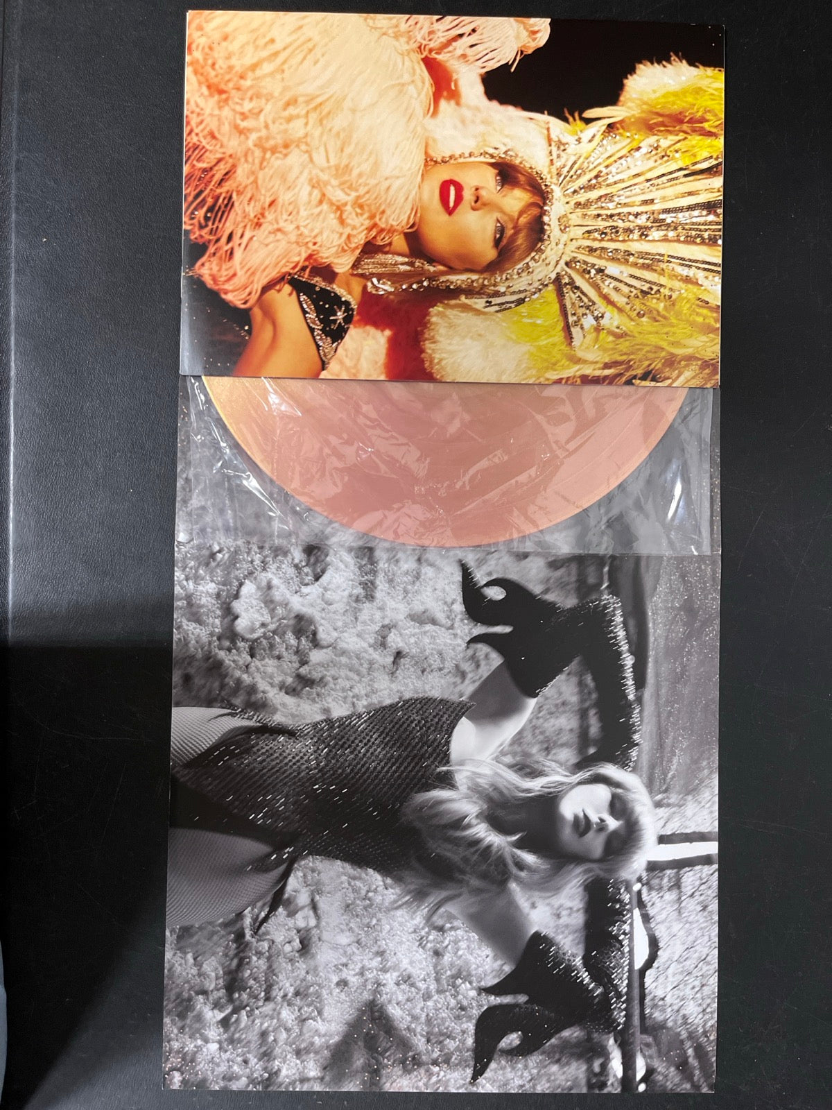 SLEEVE_1F - Taylor Swift - The Life of a ... LE 180gm Pink Yellow Vinyl USED NOT TESTED