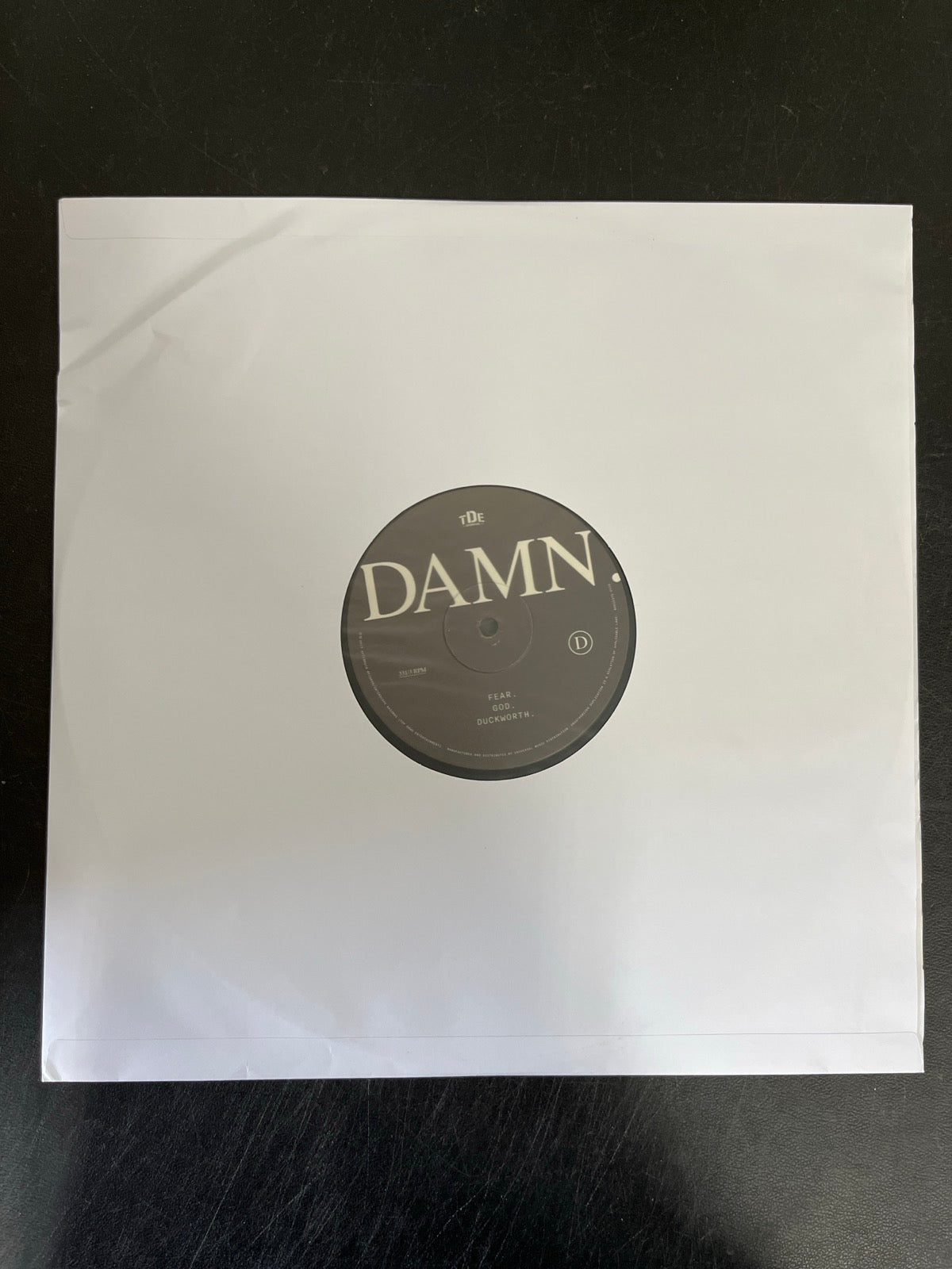 SLEEVE_2B - Kendrick Lamar - DAMN. LE 180gm Green Vinyl USED NOT TESTED