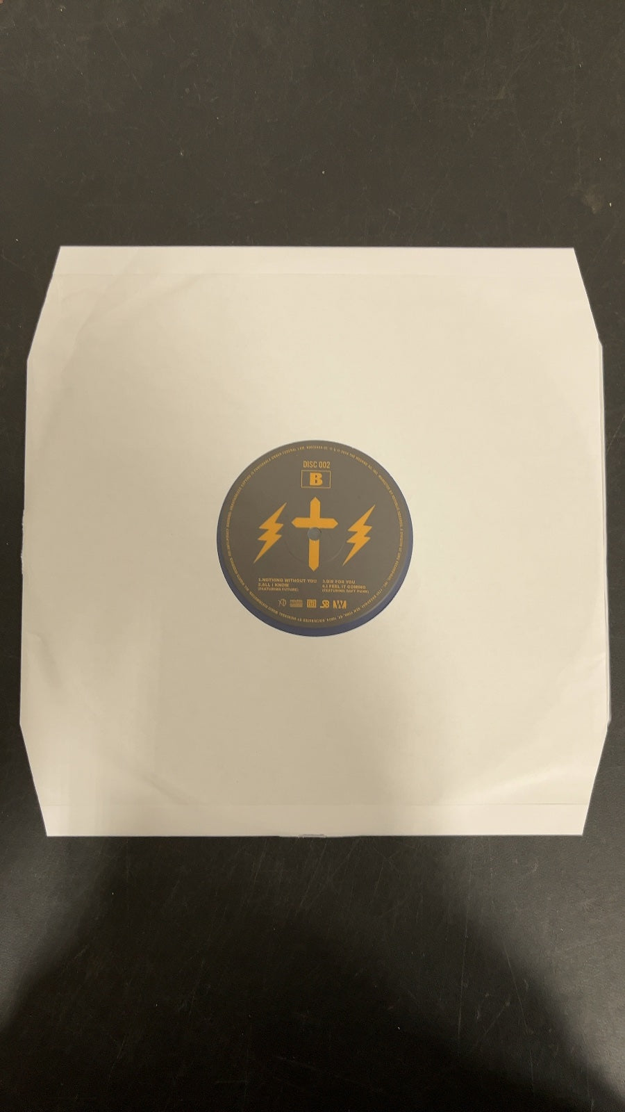 SLEEVE_2B - The Weeknd - Starboy LE Blue Vinyl USED NOT TESTED