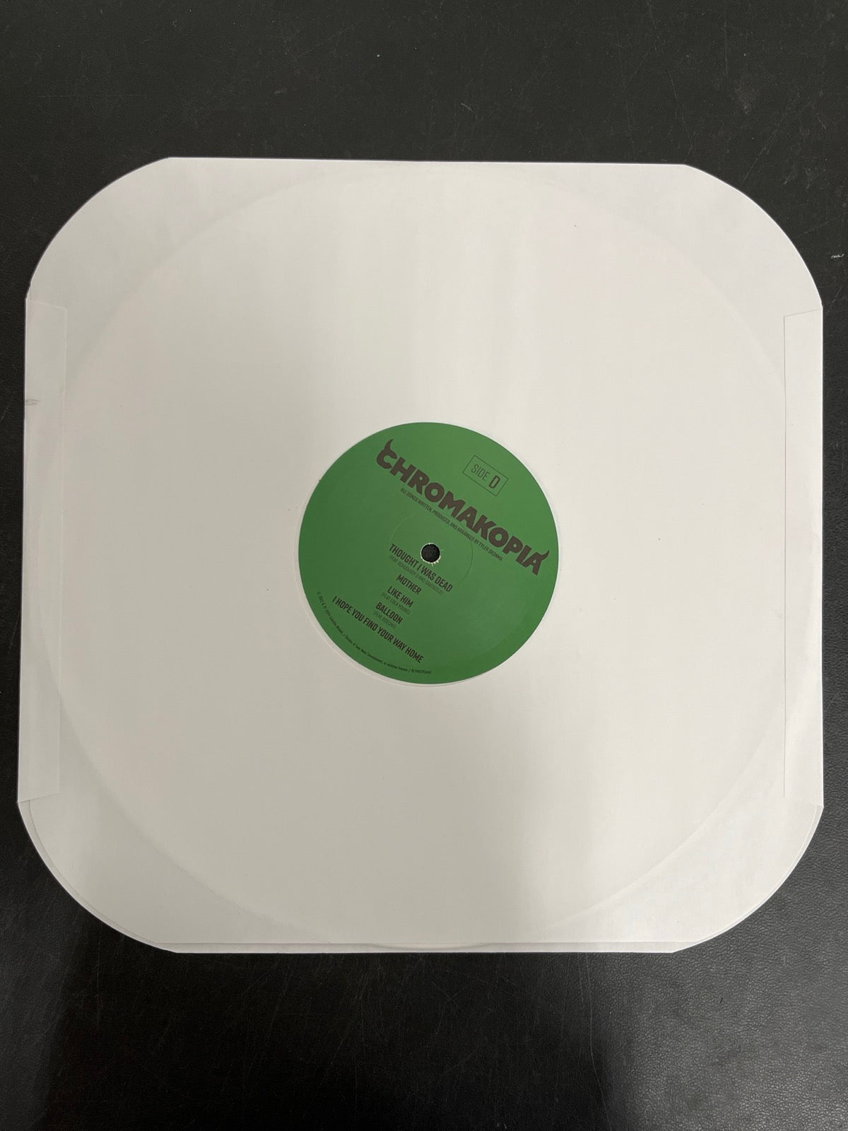 SLEEVE_2B - Tyler, the Creator - Chromakopia 180gm Deluxe Opaque White Vinyl USED NOT TESTED