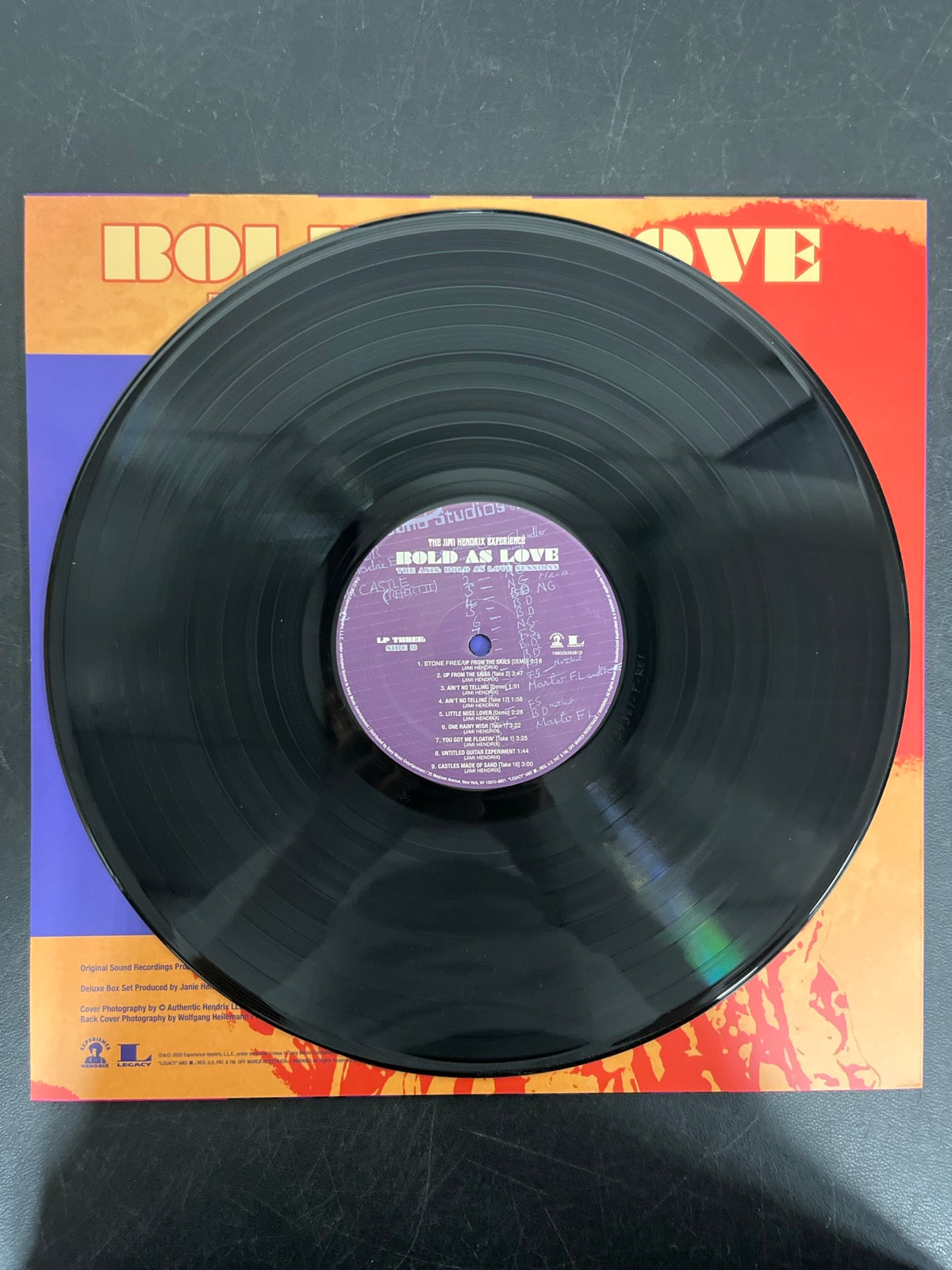 SLEEVE_2B - The Jimi Hendrix Experience - Bold as Love Deluxe Ed. #01033 USED NOT TESTED