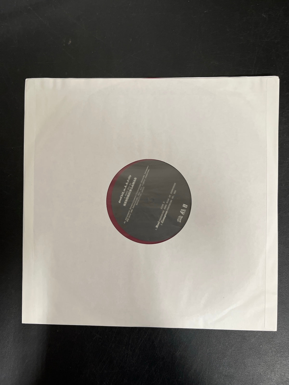 SLEEVE_2B - Kendrick Lamar - good kid, m.A.A.d city LE Red Vinyl USED NOT TESTED