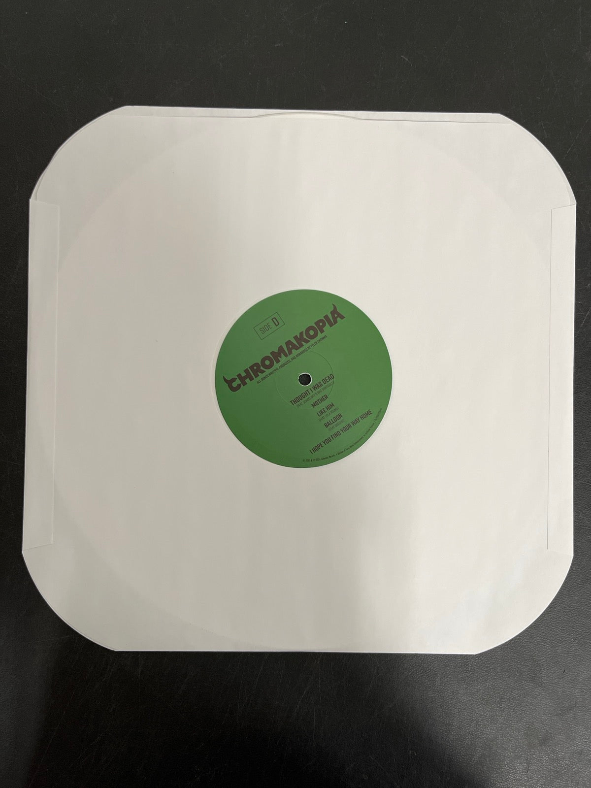 SLEEVE_2B - Tyler, the Creator - Chromakopia 180gm Deluxe Opaque White Vinyl USED NOT TESTED